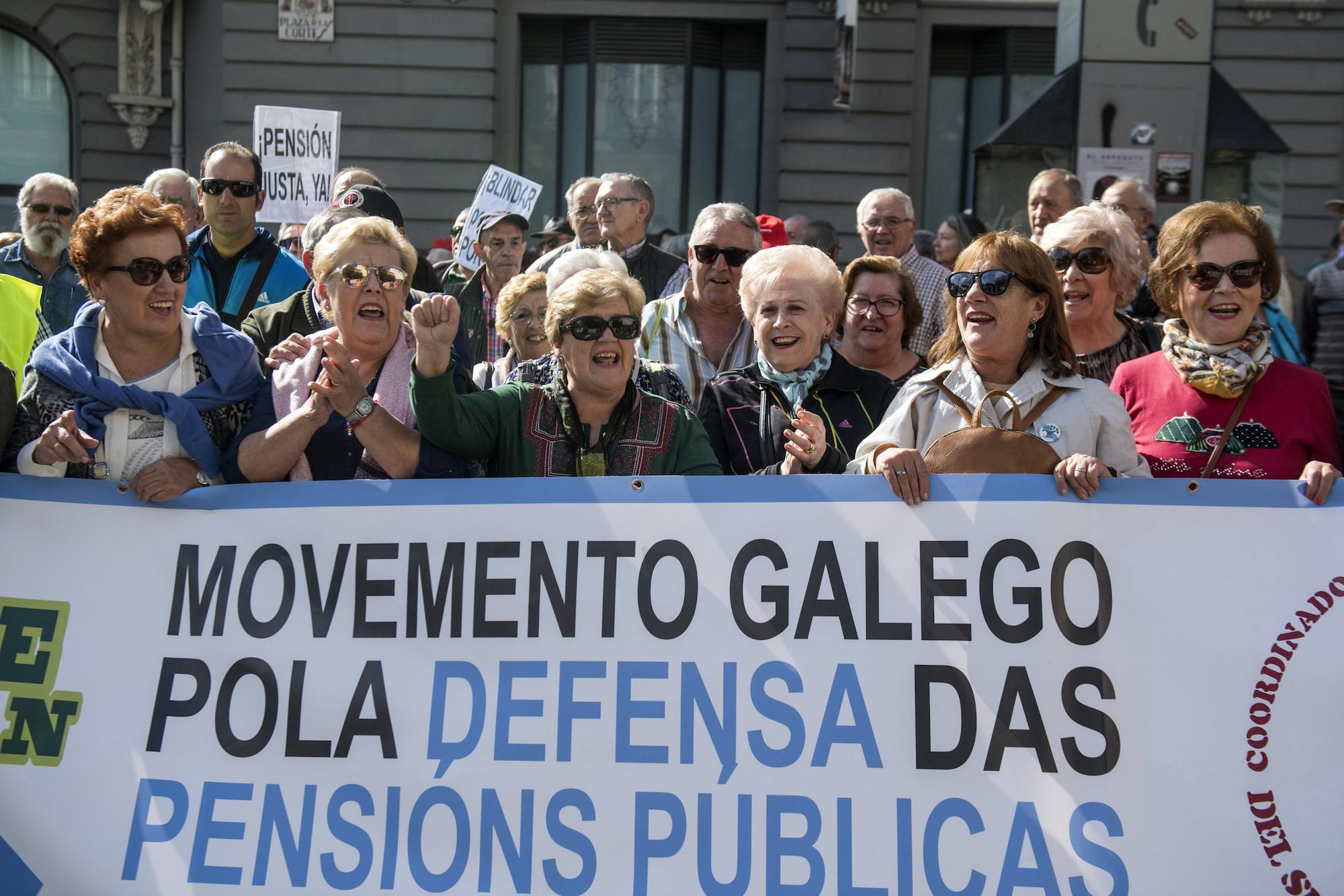 Manifestación Madrid pensionistas Congreso de los Diputados - 13