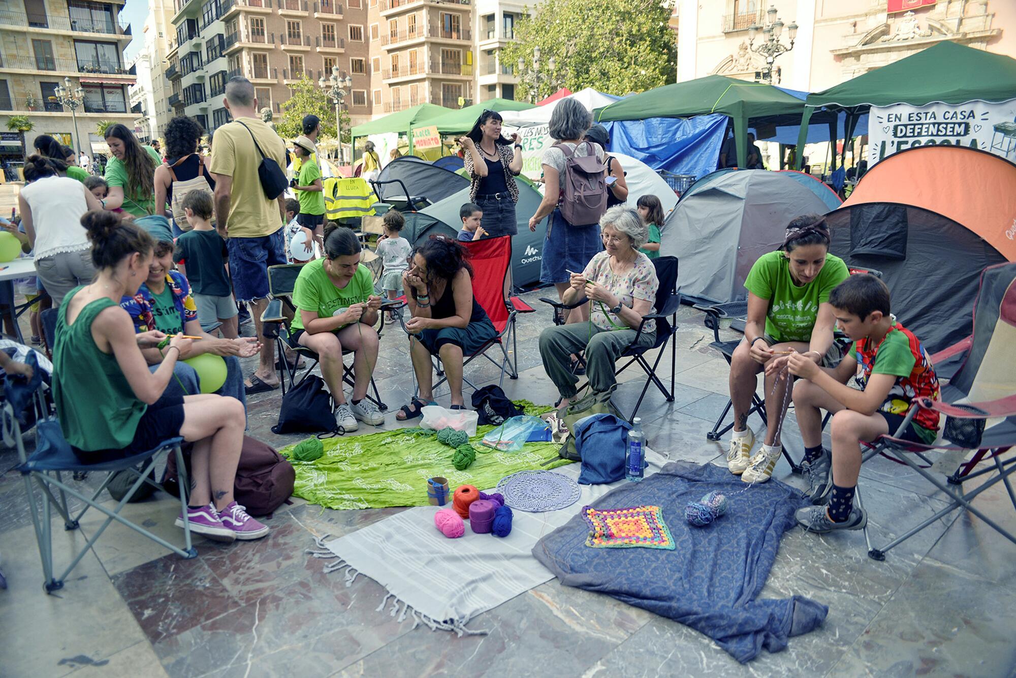 Acampada por la educación pública Valencia - 4