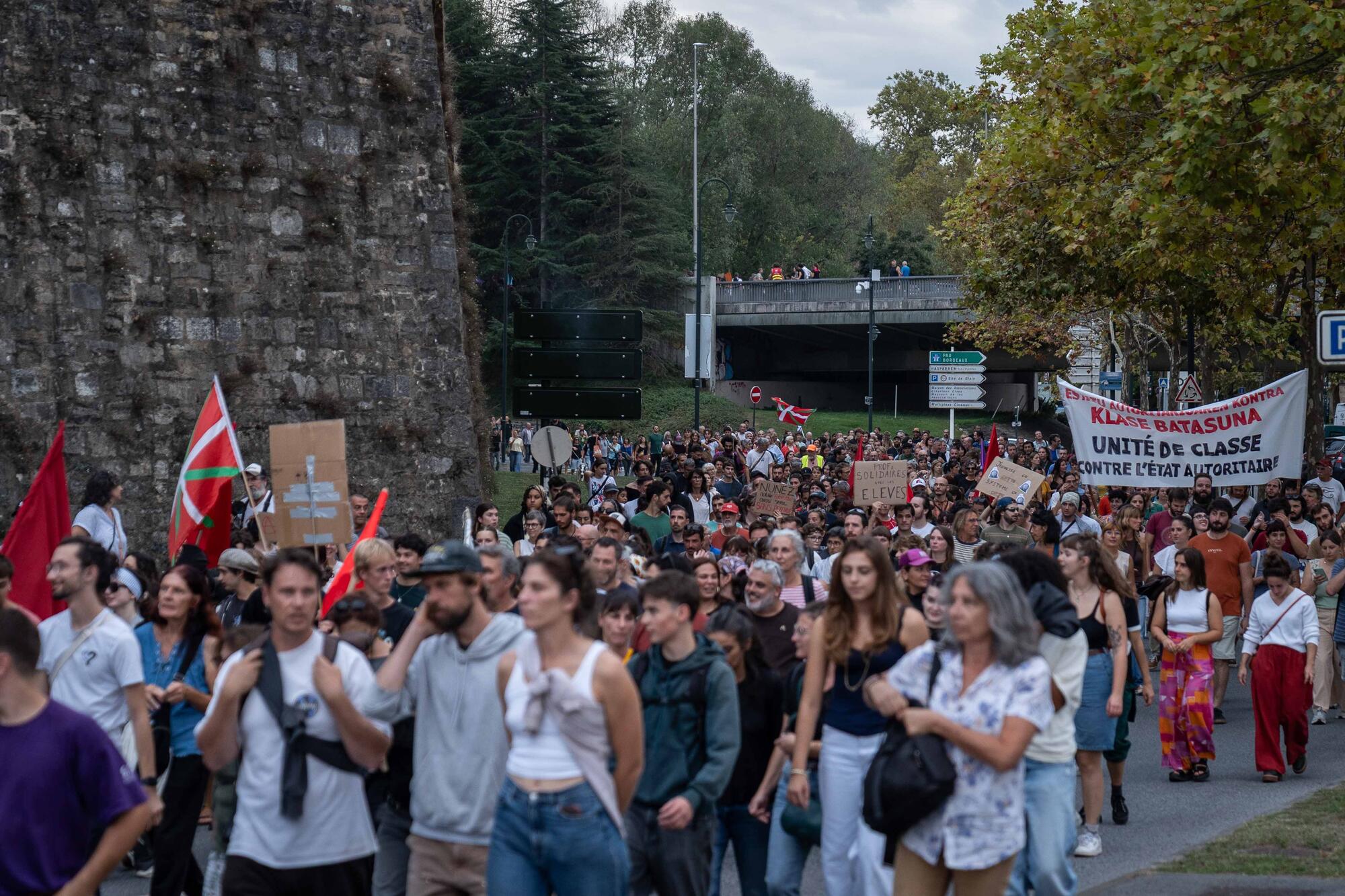 Manifestación estudiantil Baiona - 4