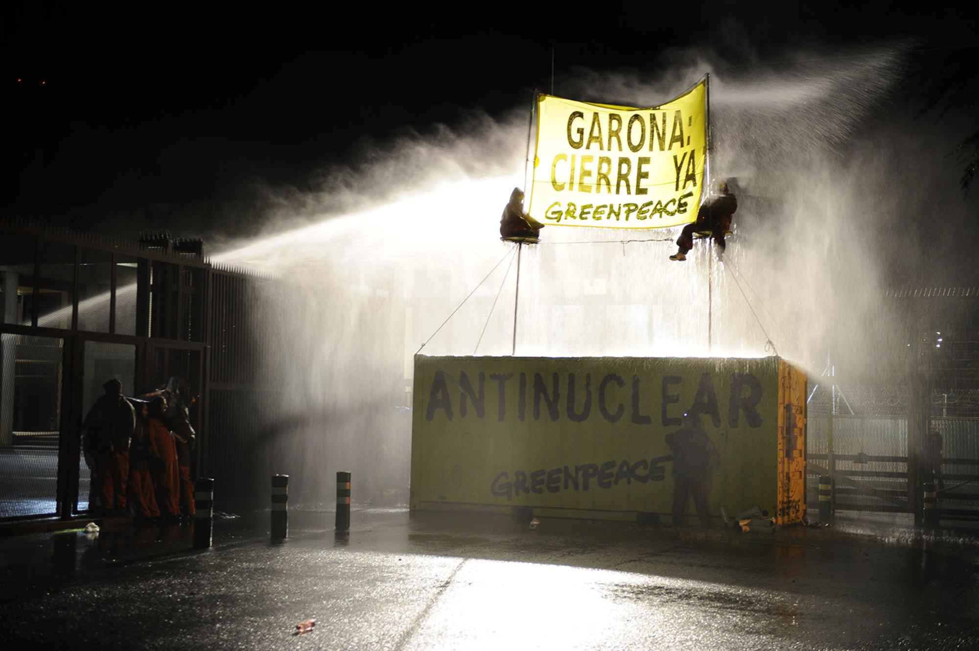 Garoña acción Greenpeace