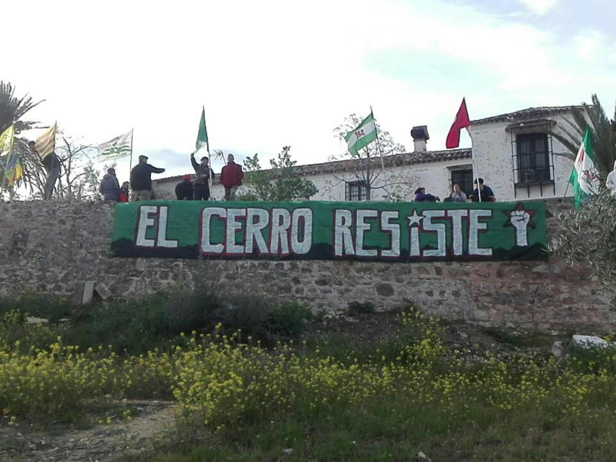 Cerro Libertad - pancarta