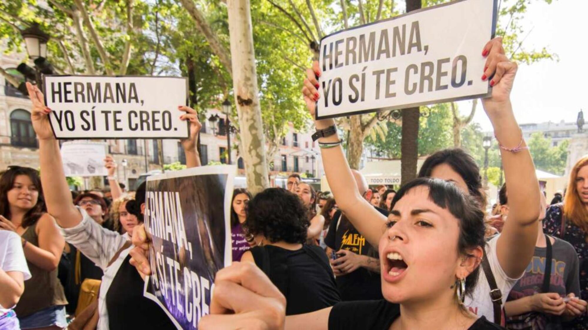 Manifestación en Sevilla contra la sentencia de “La Manada”. Fuente: Cadena SER.