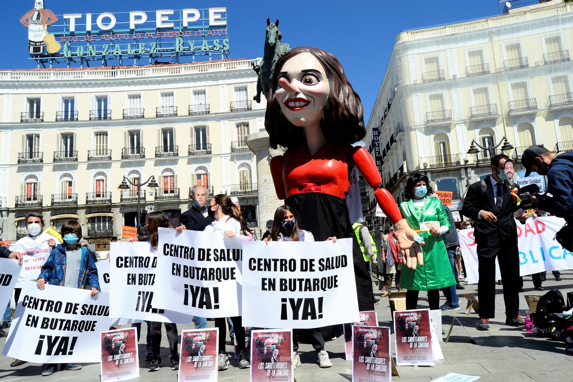 Protesta Marea Blanca Sol