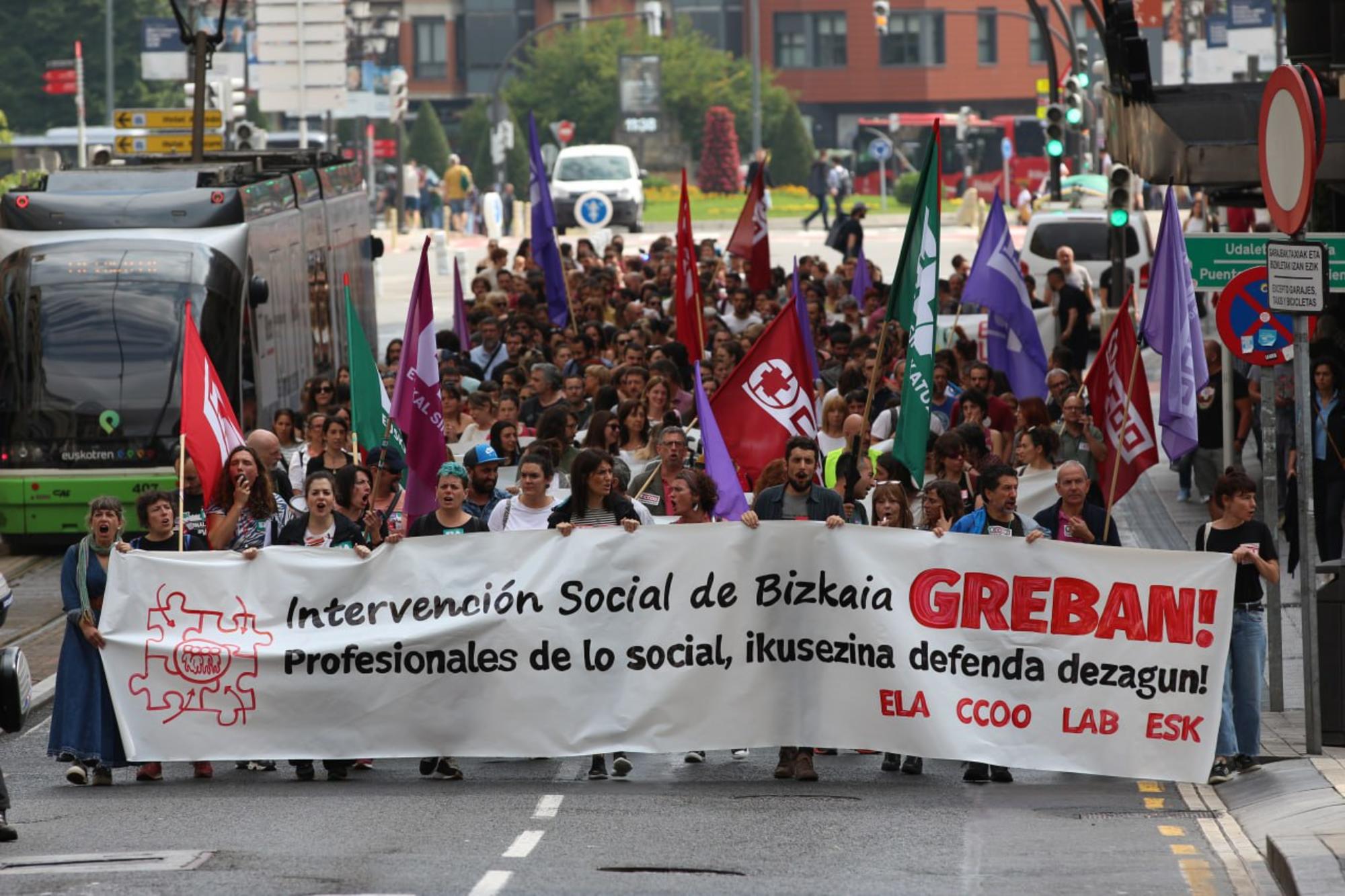 Huelga intervención social