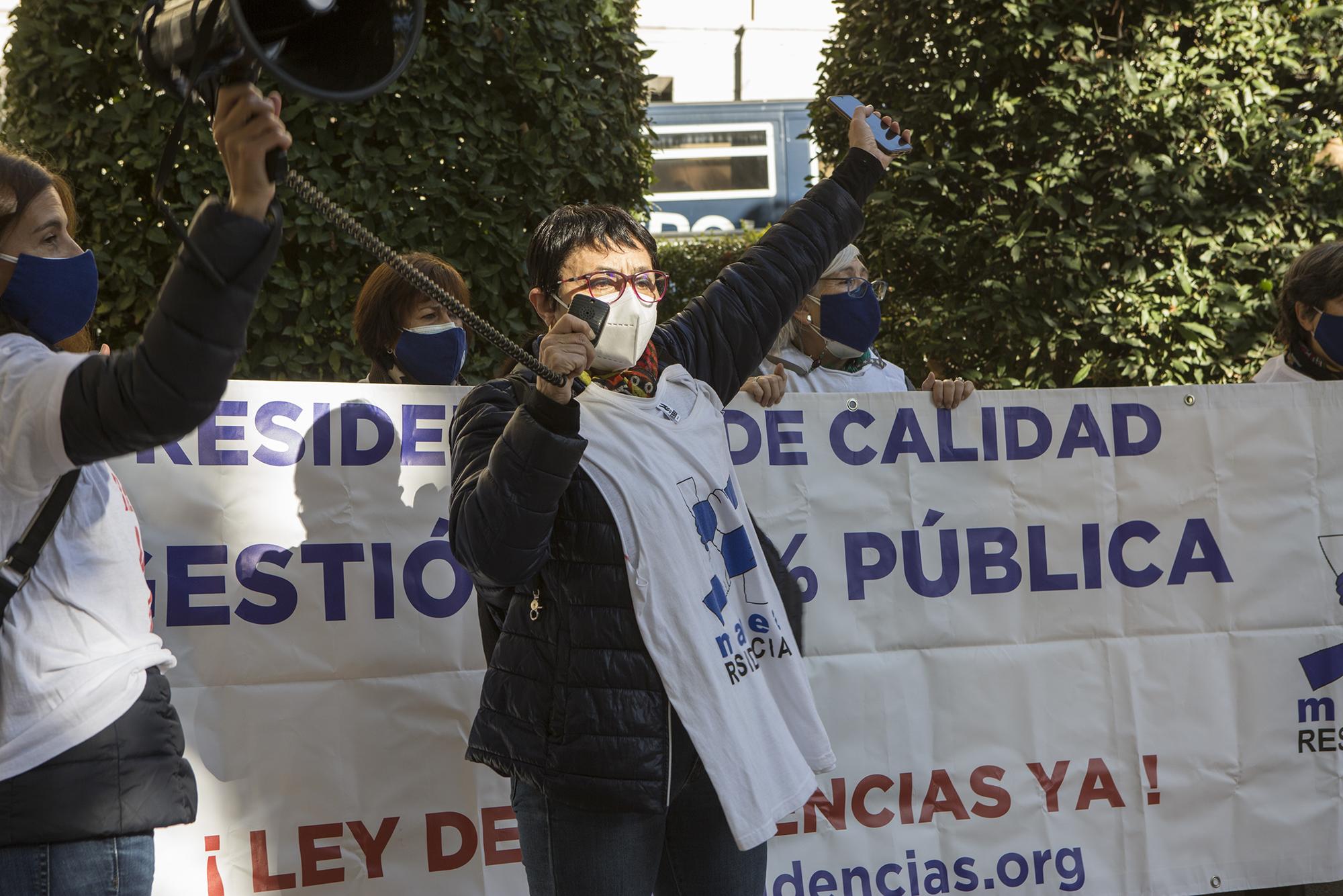 Concentración de la Marea Residencias por la inacción de la Fiscalía en las querellas por lo sucedido en las residencias de la CAM. - 3