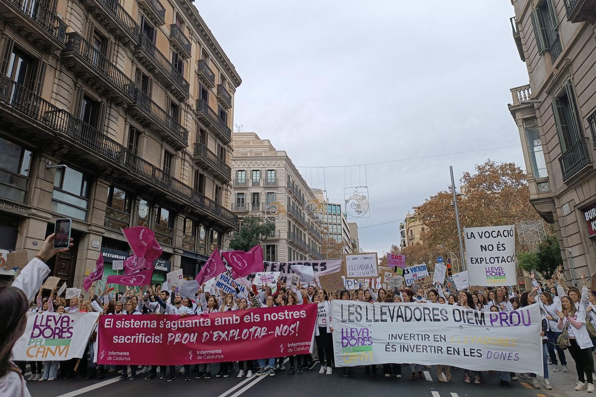 Huelga Enfermeras Catalunya