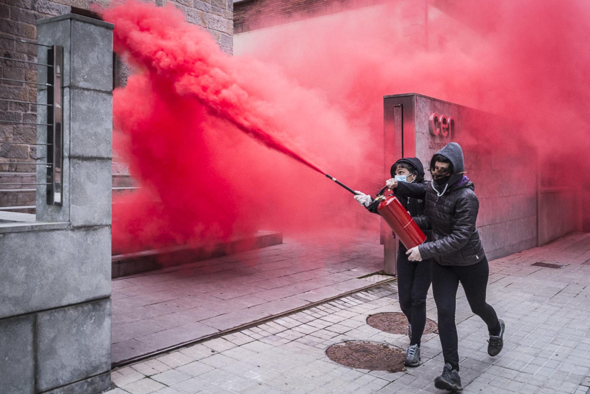Acción en Iruñea 8M