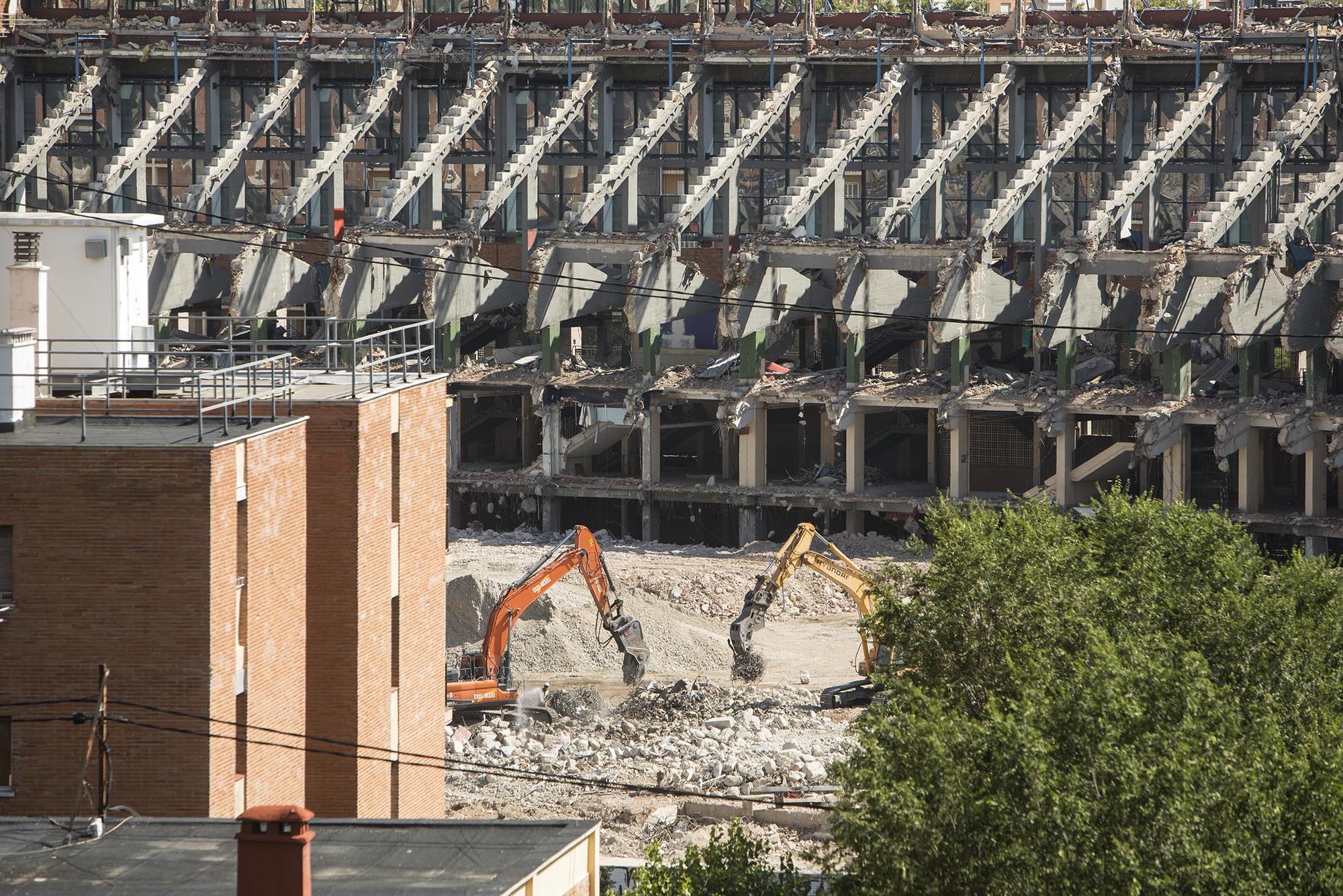 Demolicion Vicente Calderon