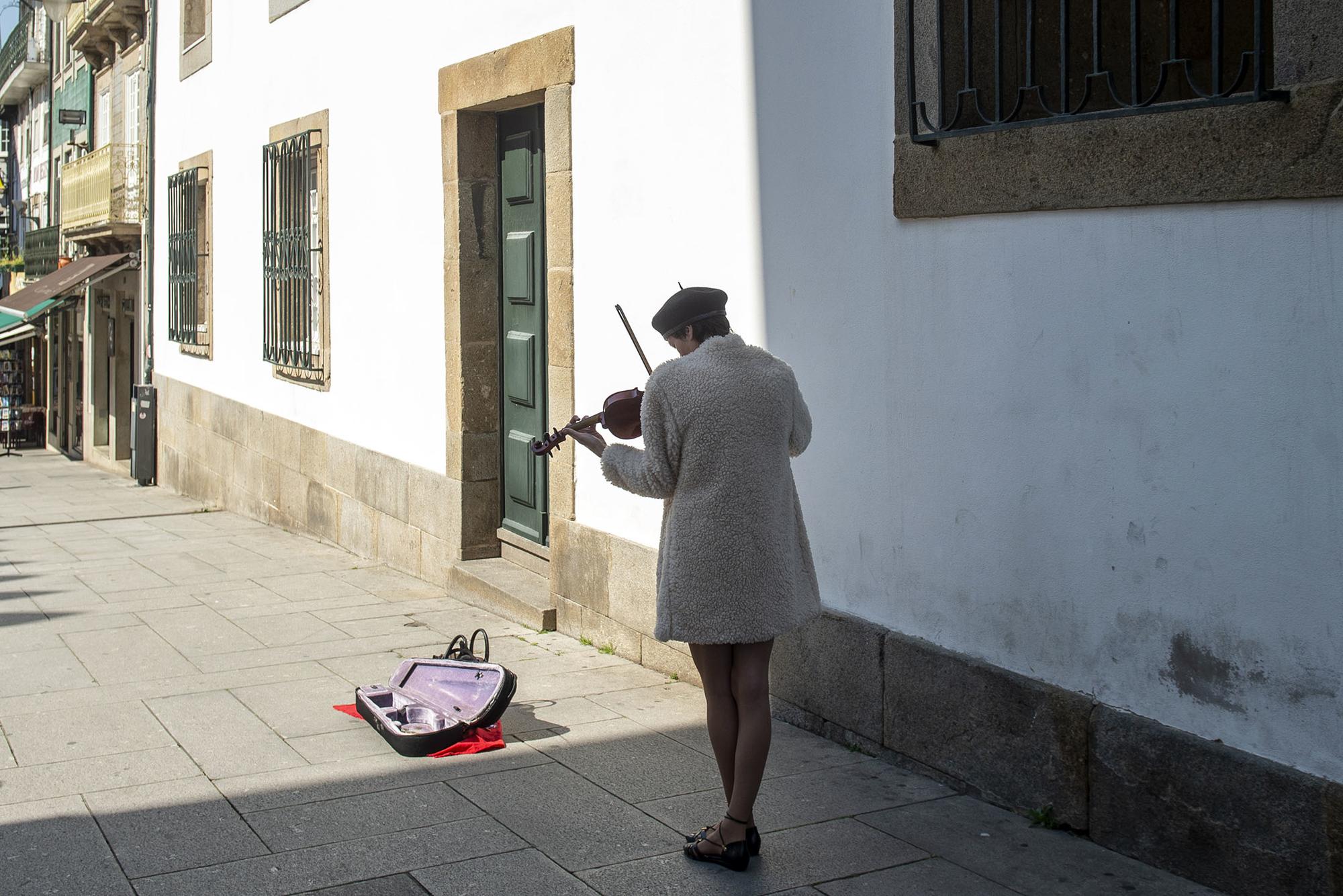 Violinista en Braga