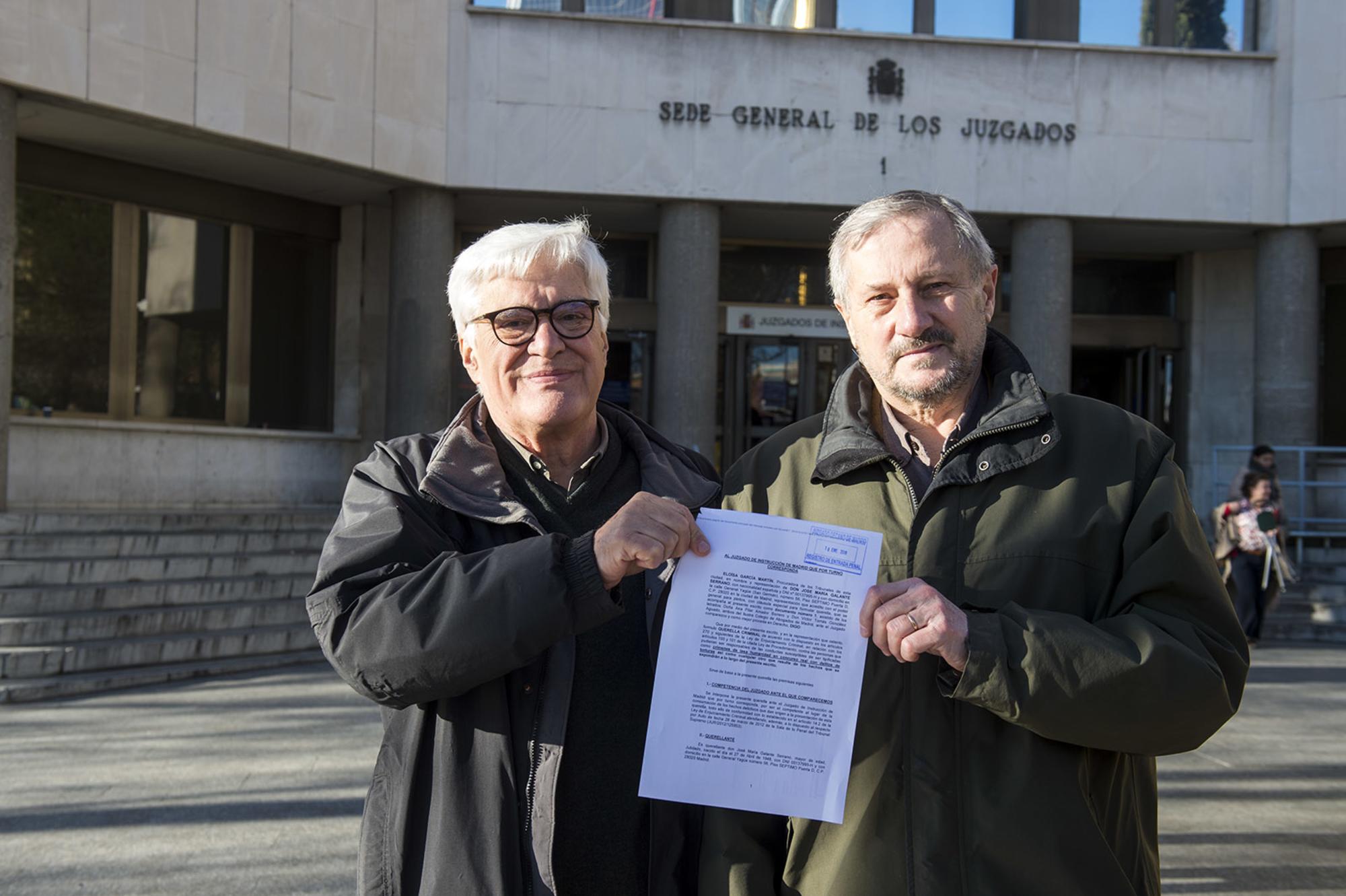 Chato Galante y Willy Meyer denuncian torturas