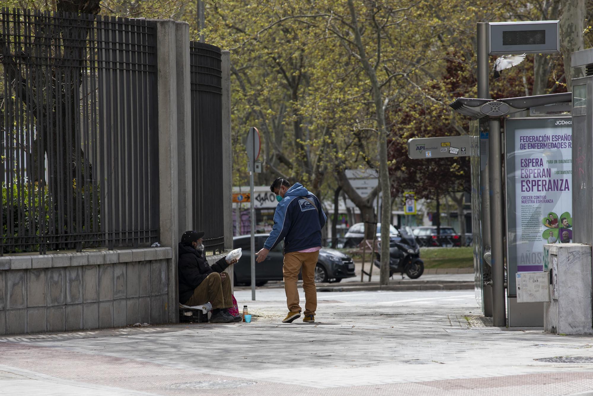 Castellana pobreza sin hogar