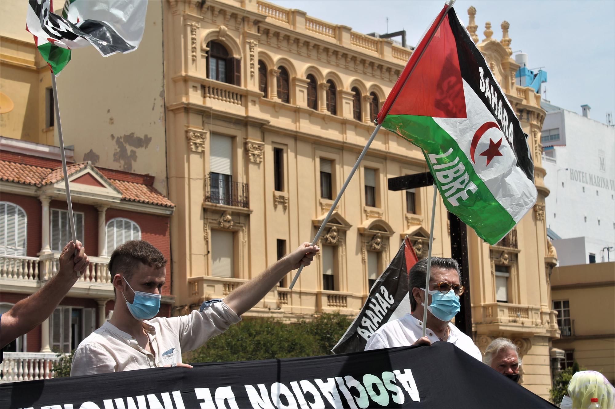 Protesta saharaui Algeciras 9