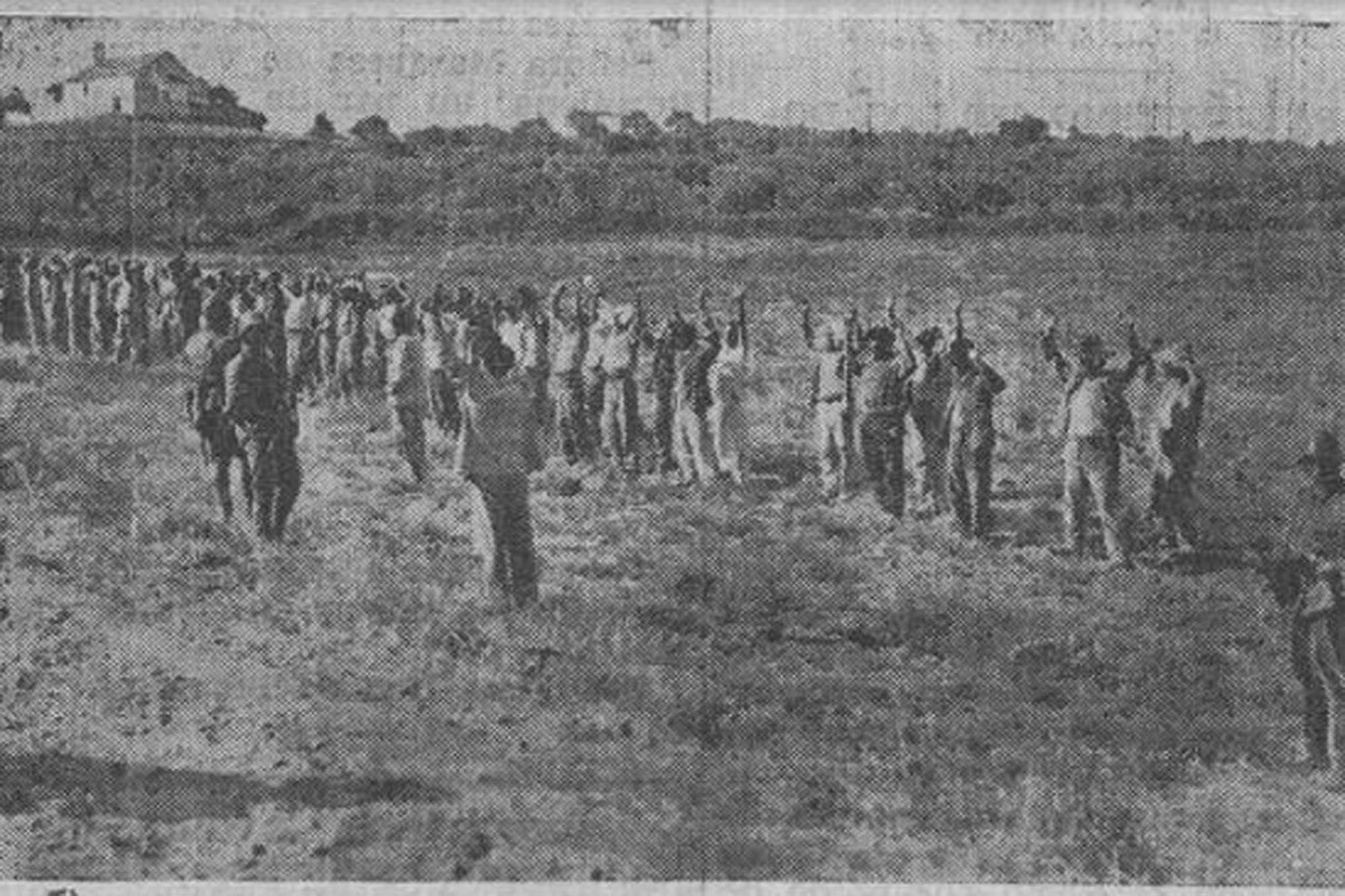 Campesinos de Fernán Núñez a punto de ser fusilados