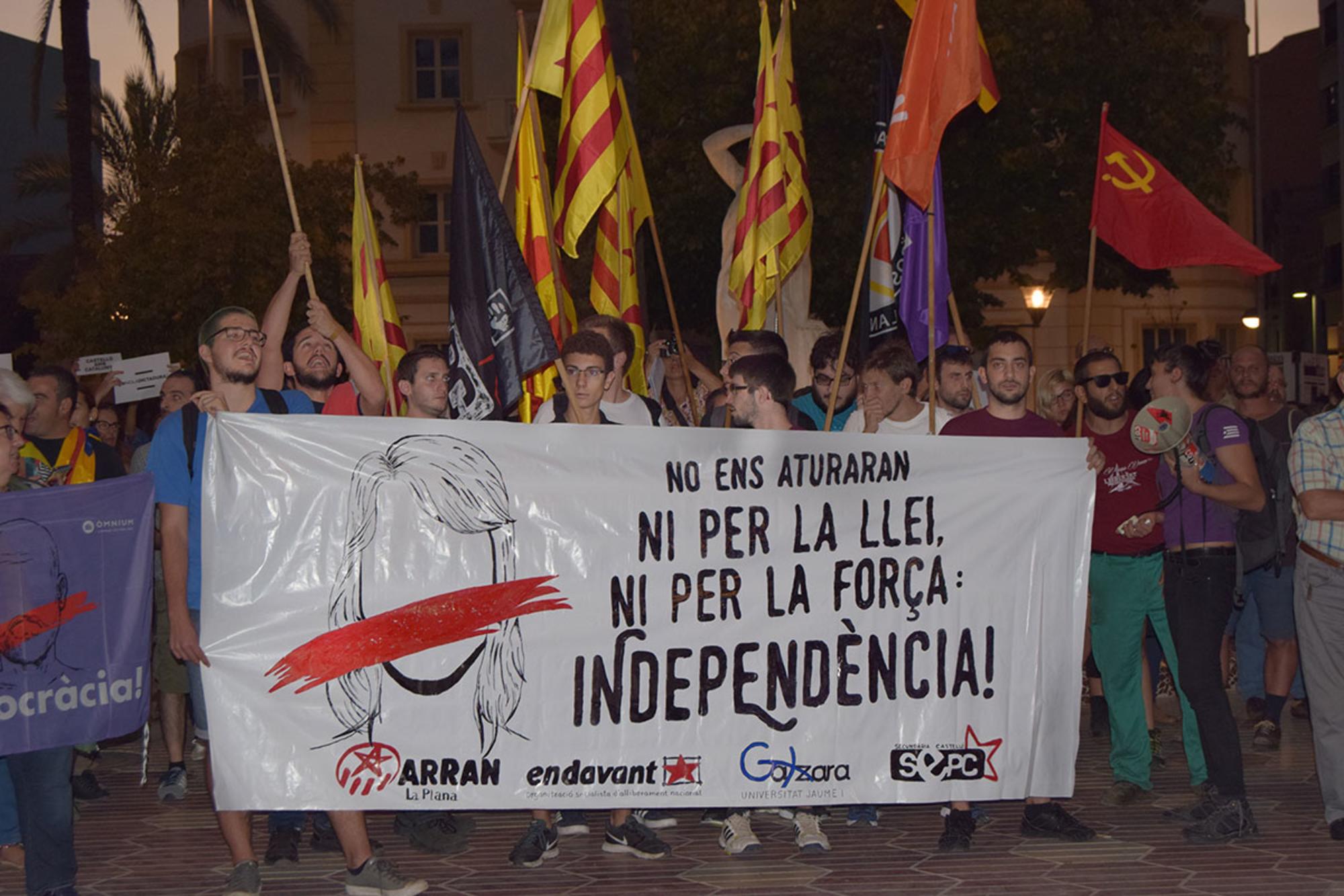 Concentracion Castellón apoyo Catalunya
