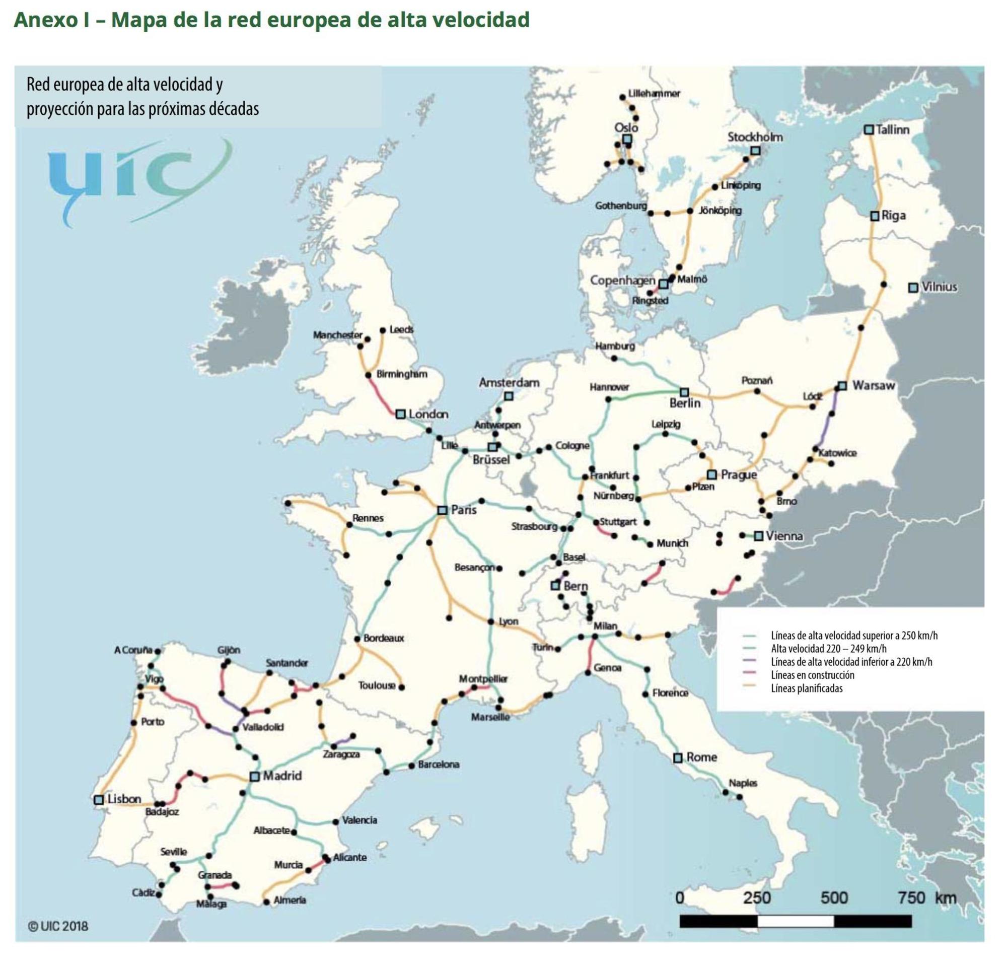 mapa 1 tren