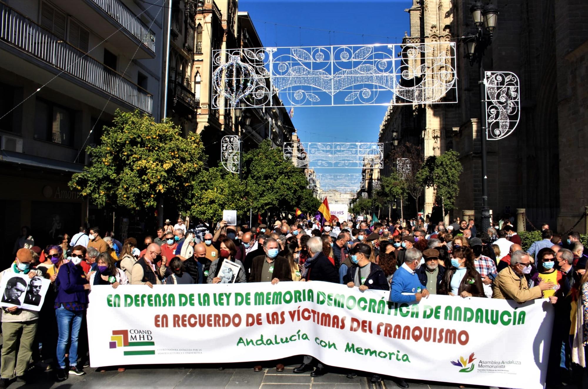 Manifiestación memorialista Andalucía 5