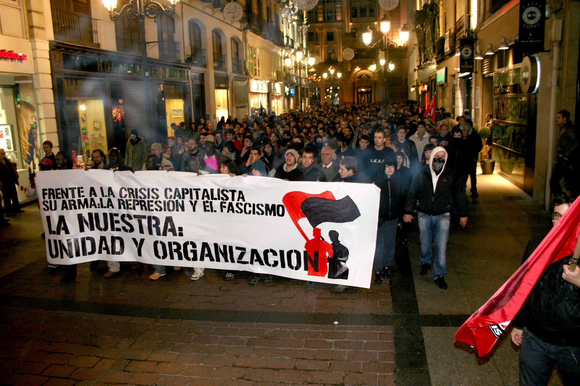 Manifestación 20 N Zaragoza