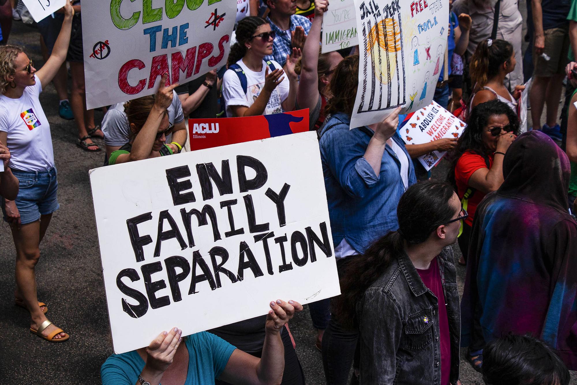 Protestas contra la separacion familiar EEUU