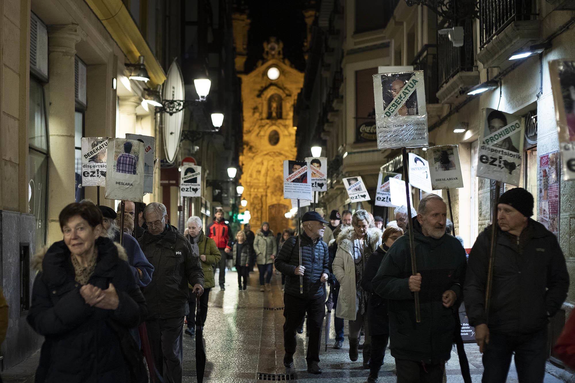 Movimiento contra la dispersión de presos de ETA. - 2
