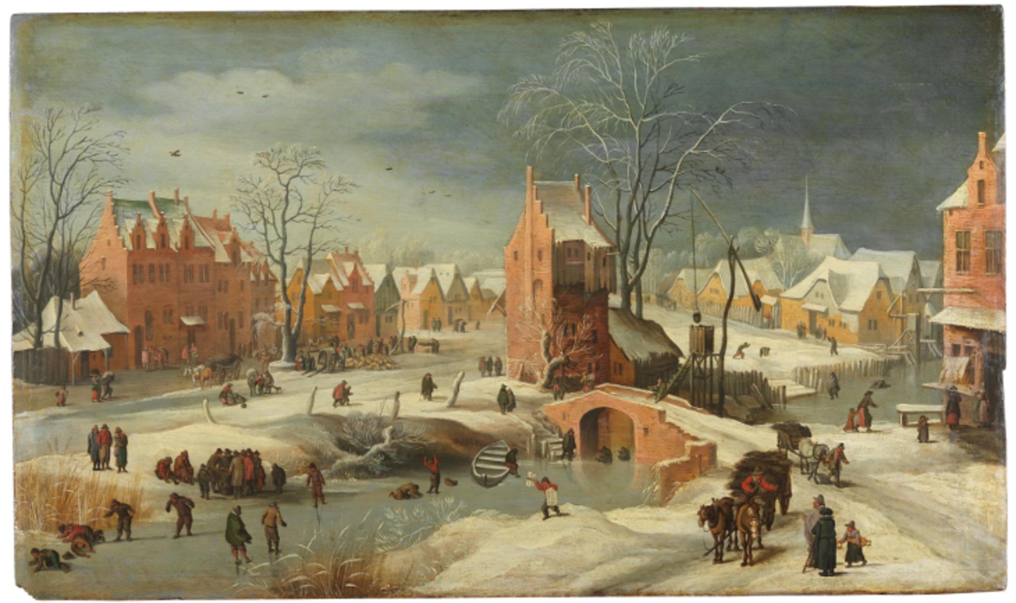 Paisaje nevado por Brueghel el Joven