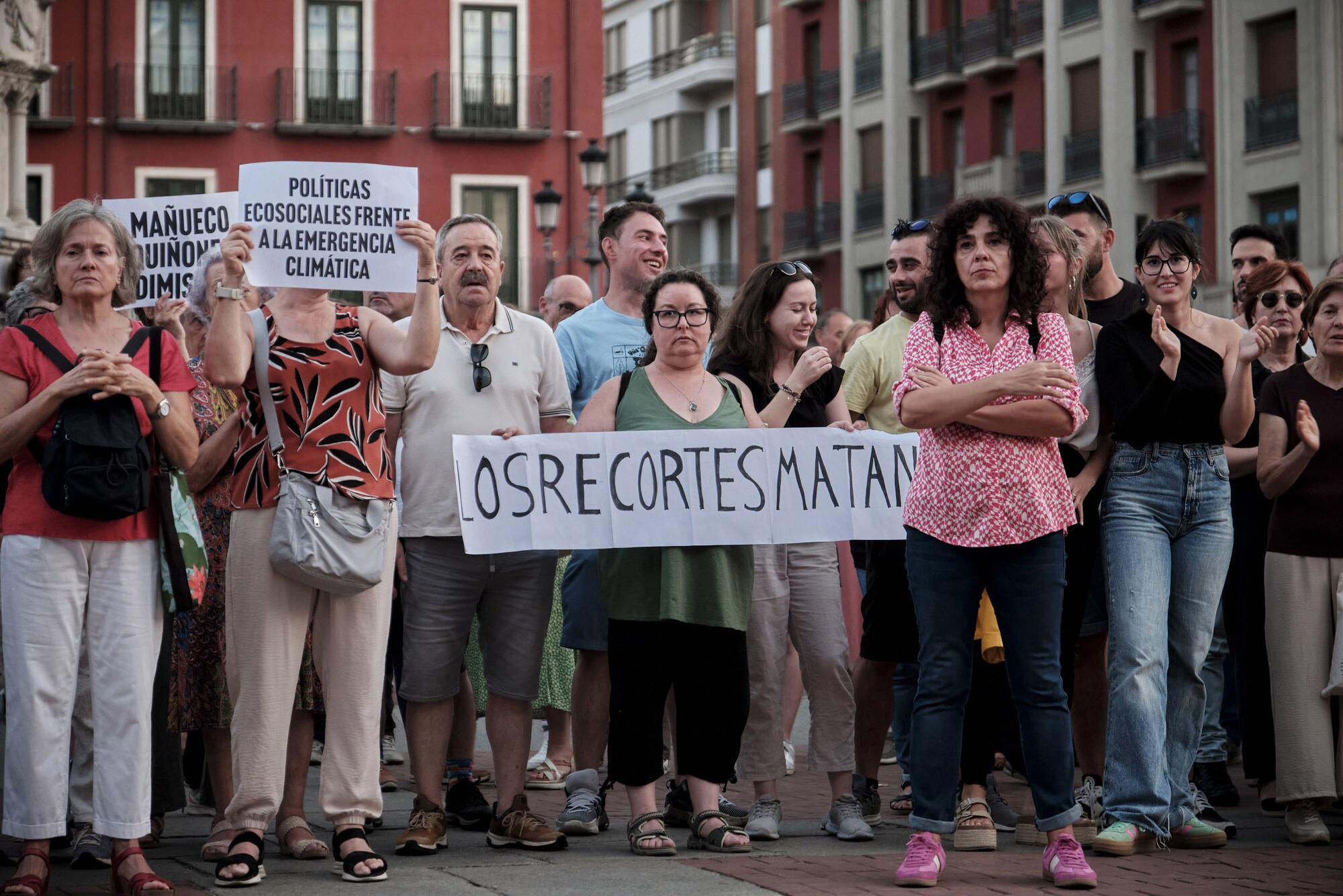 Manifestación Valladolid 20 de agosto Incendios Galeria - 15
