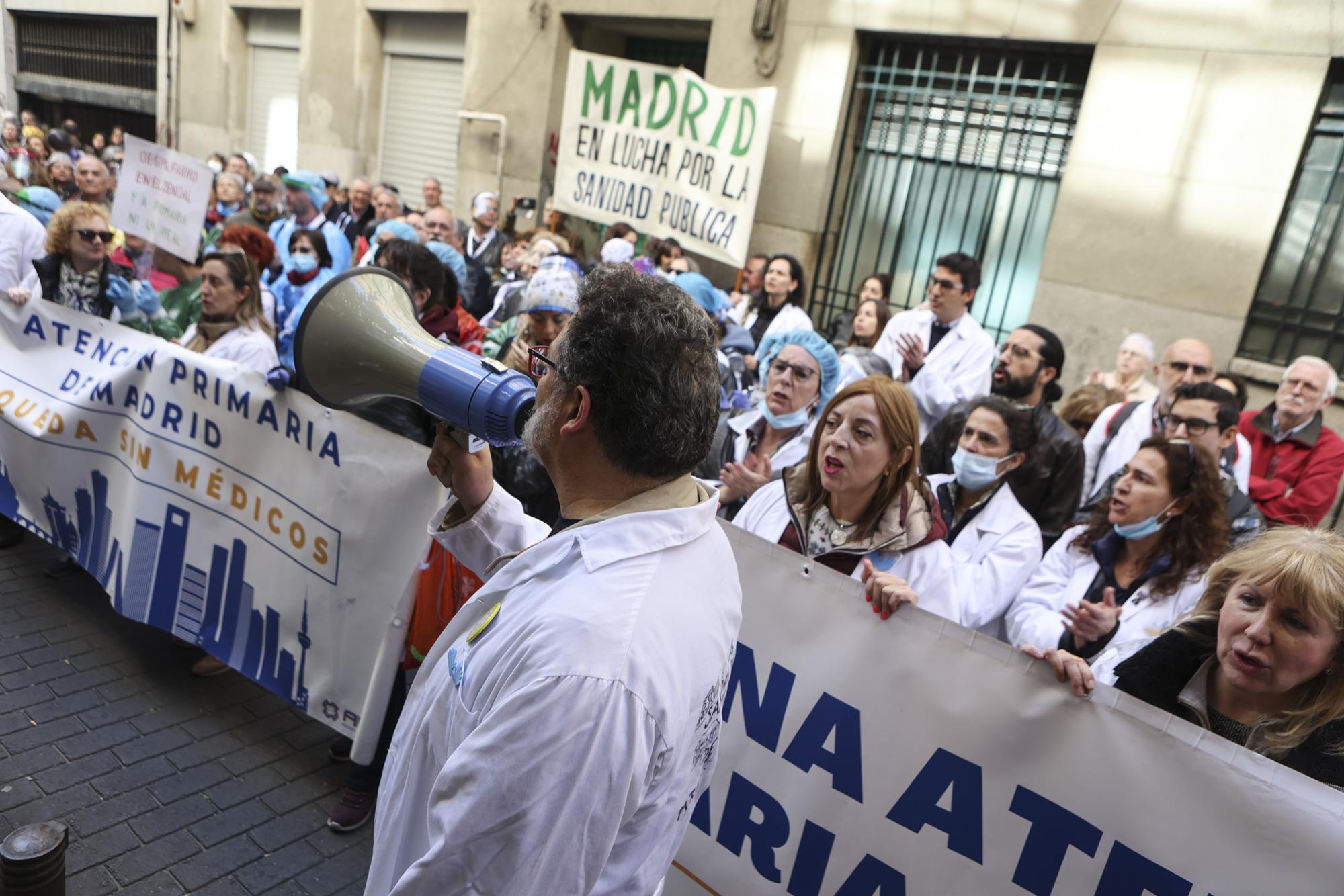 Manifestación médicos Consejería de Sanidad 5