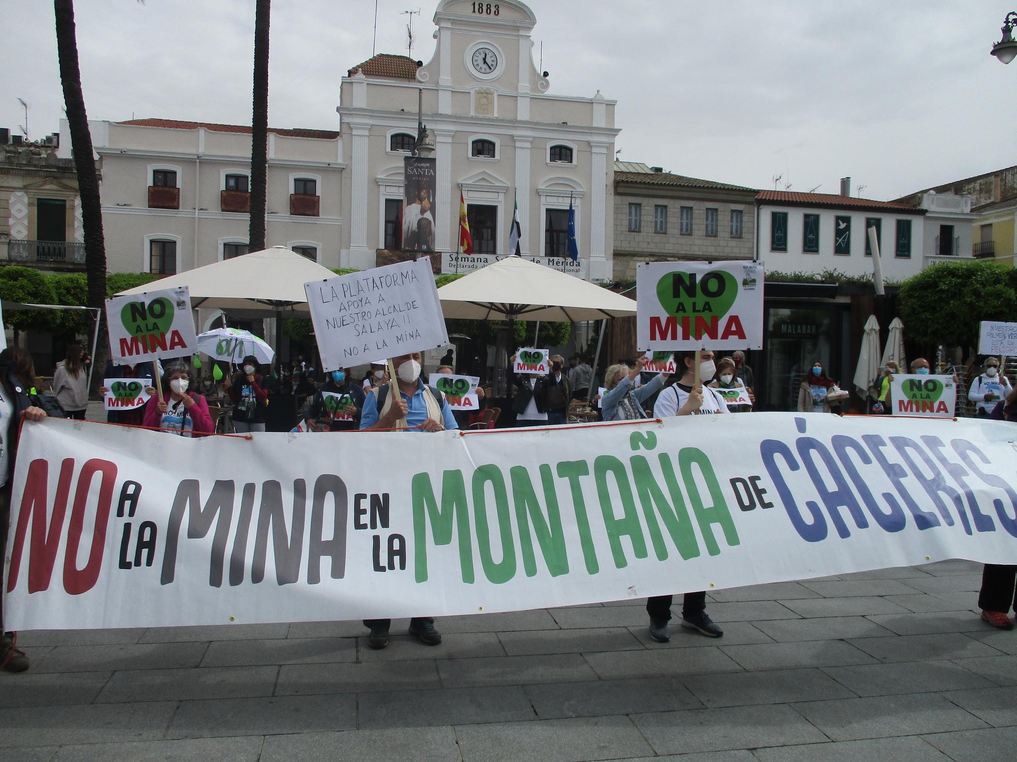 Mina litio Cáceres Salvemos la montaña
