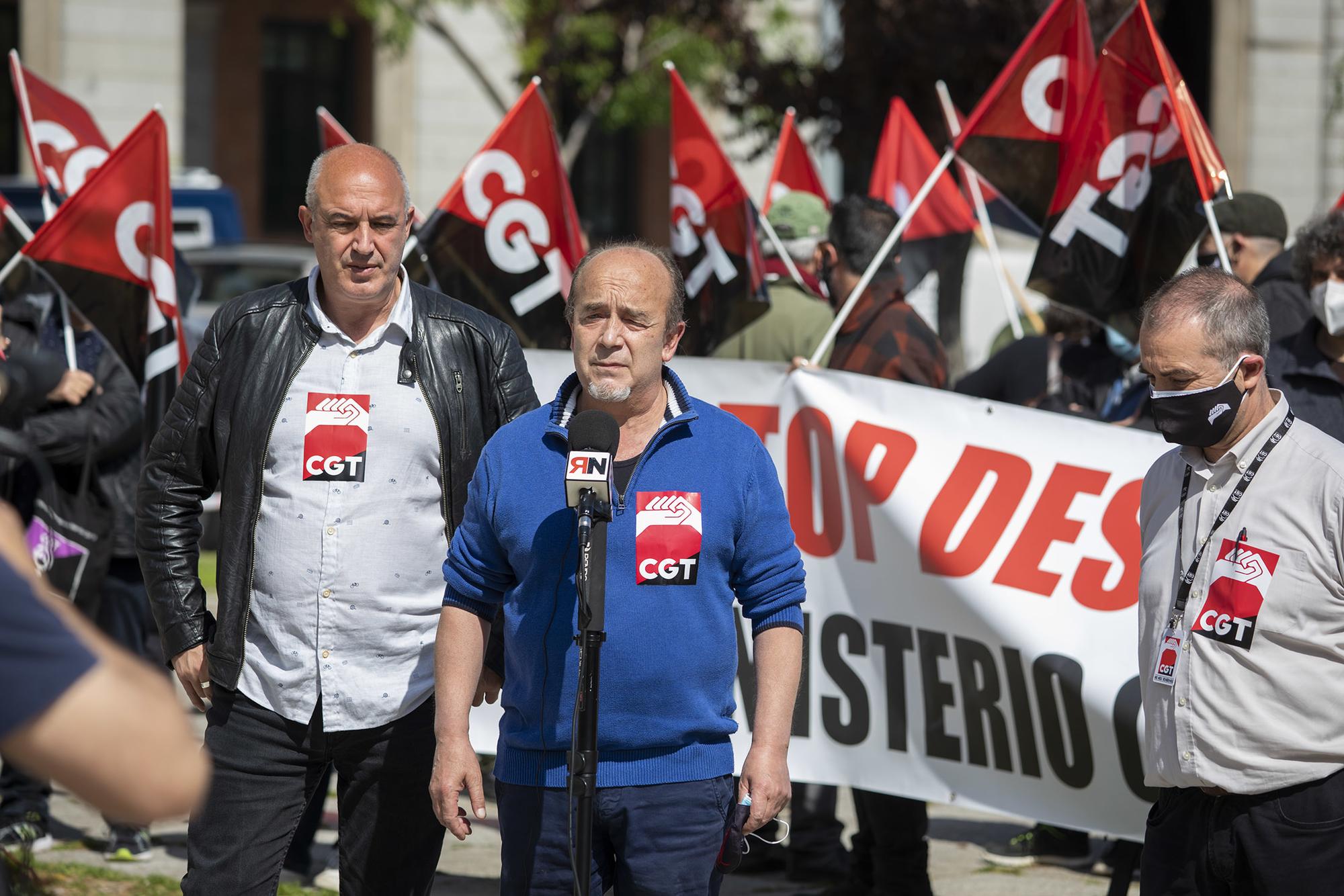 Rueda de prensa CGT sede