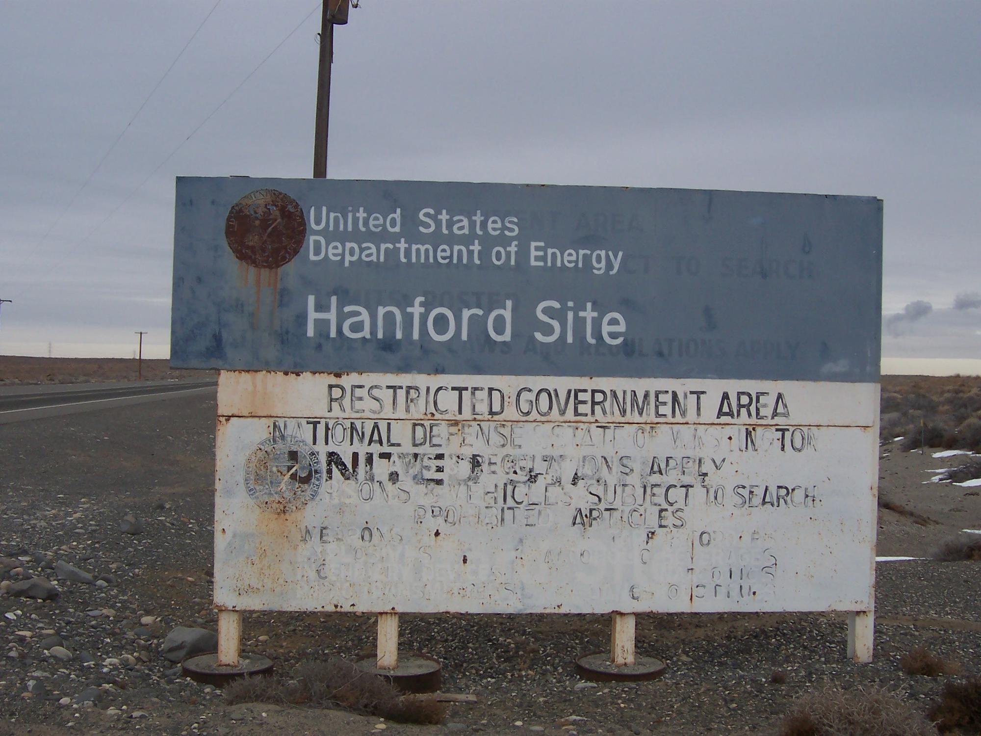 Hanford, en EEUU. Fuente: Wikimedia Commons