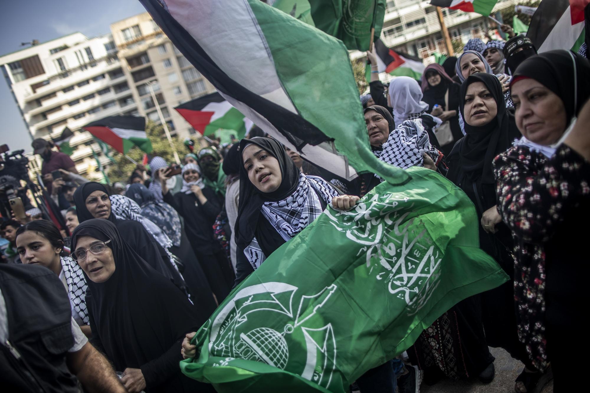 Manifestación Hamás Beirut - 8