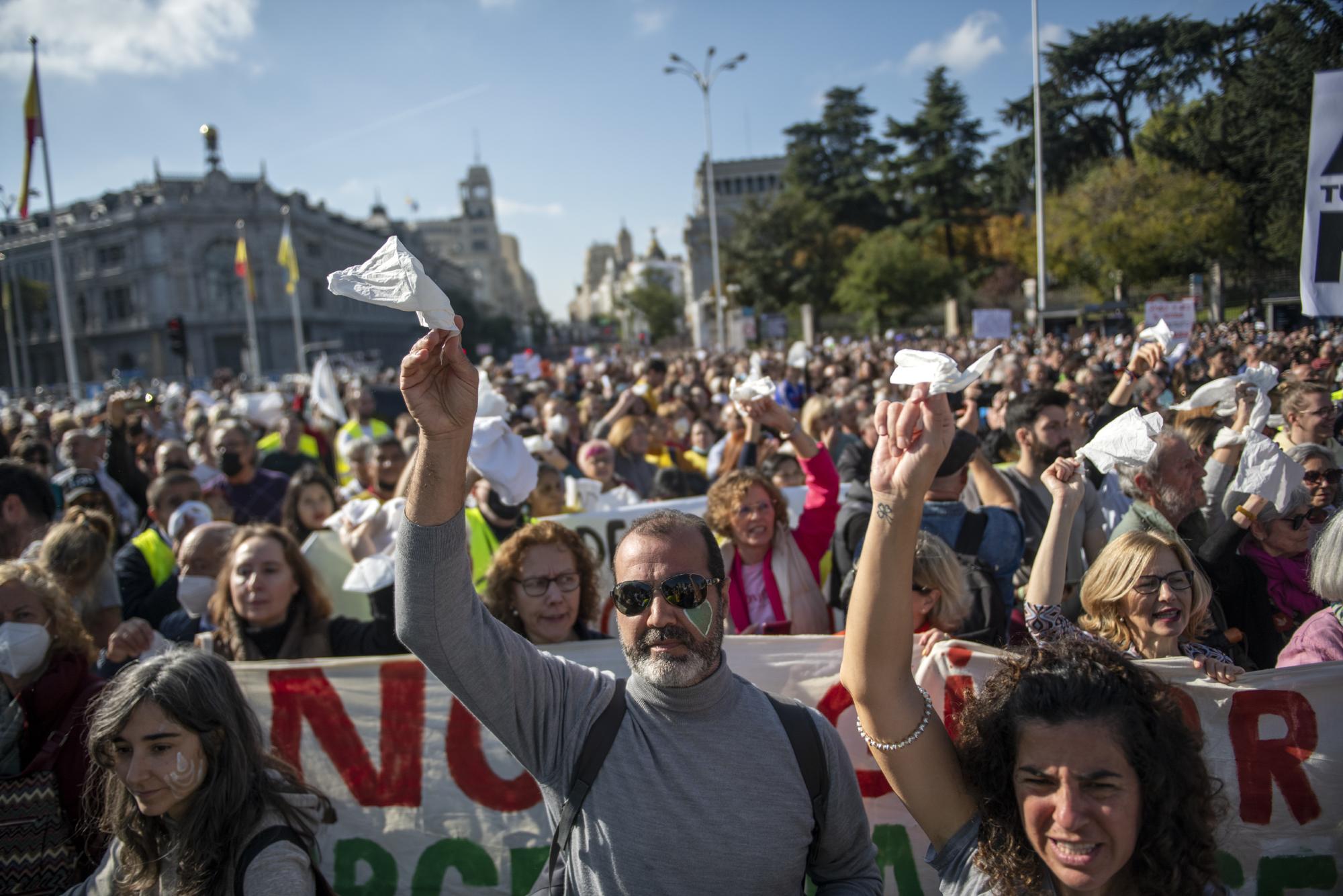 Manifestación por la Sanidad Pública en Madrid - 26