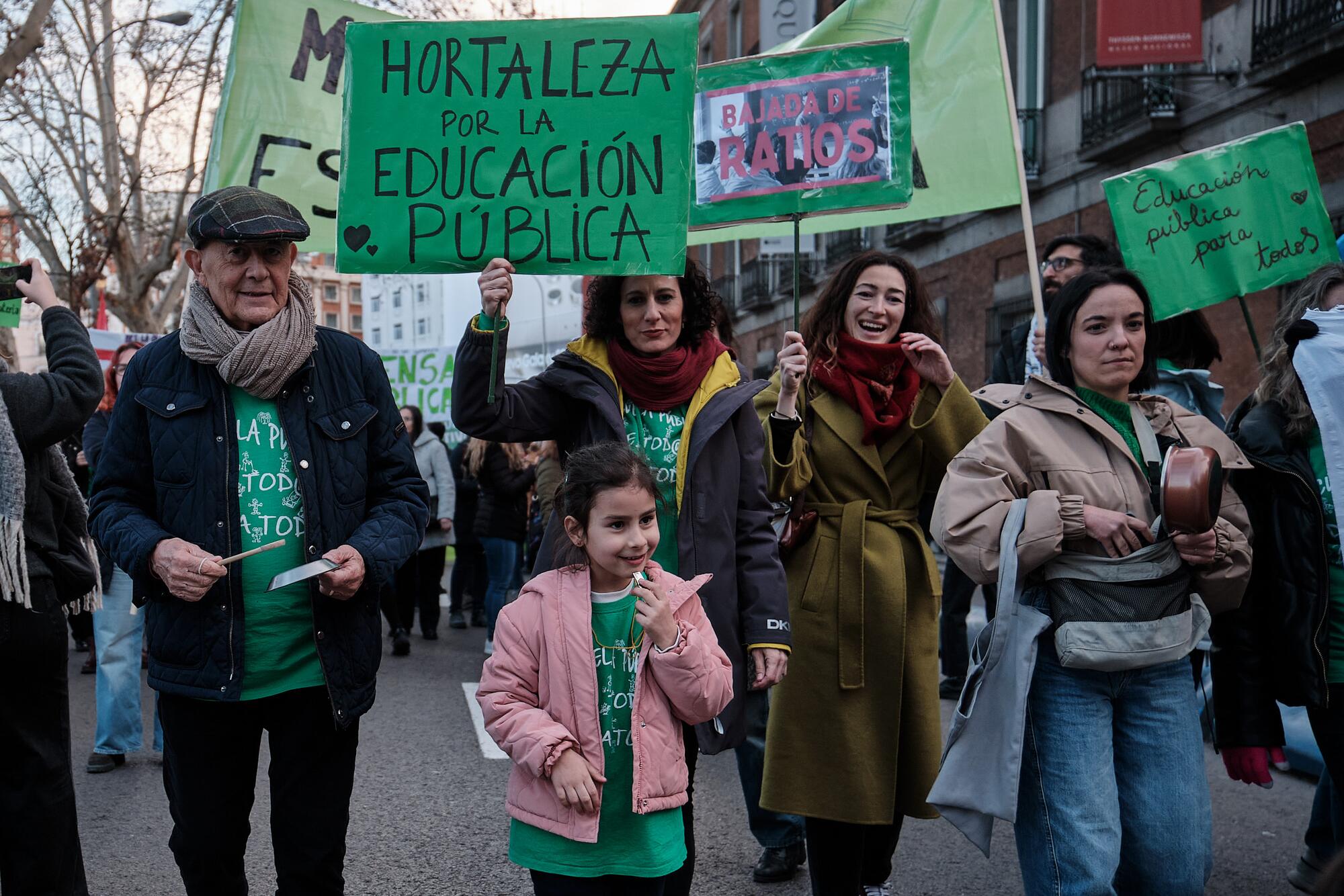 Educación lectivas manifestación - 13