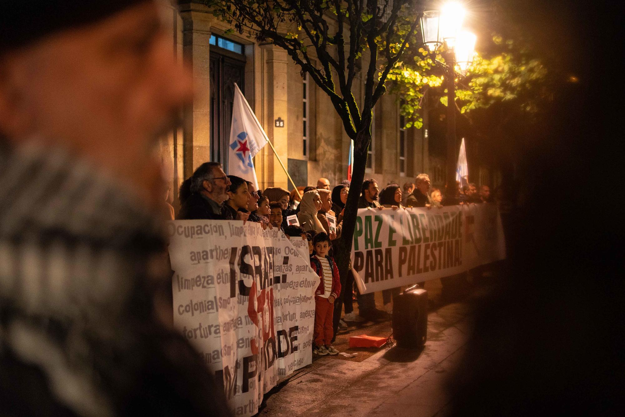 Manifestación palestina galiza 6 de novembro - 2