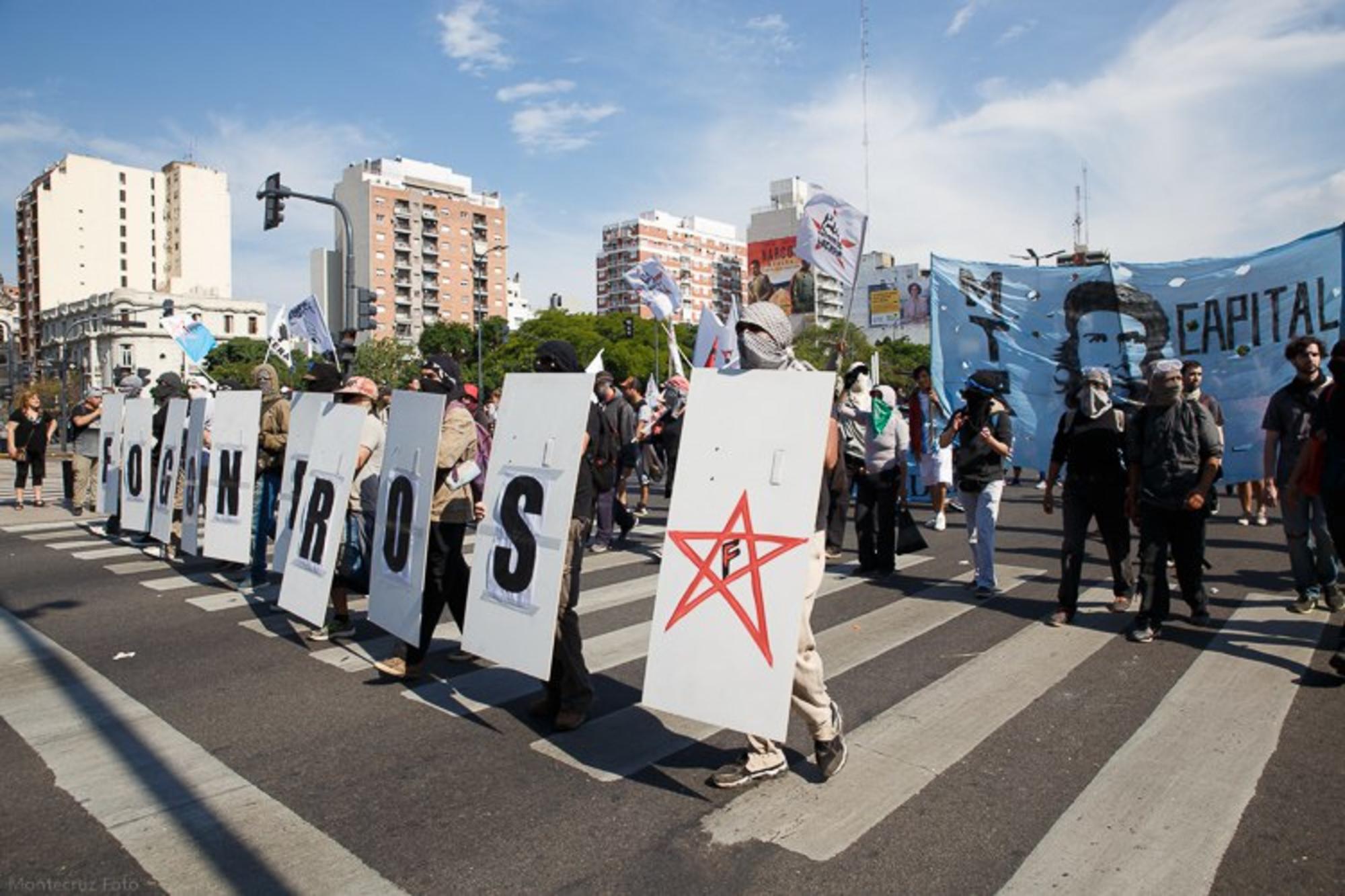 Protesta en Buenos Aires contra el encuentro del G20, el 30 de noviembre de 2018.