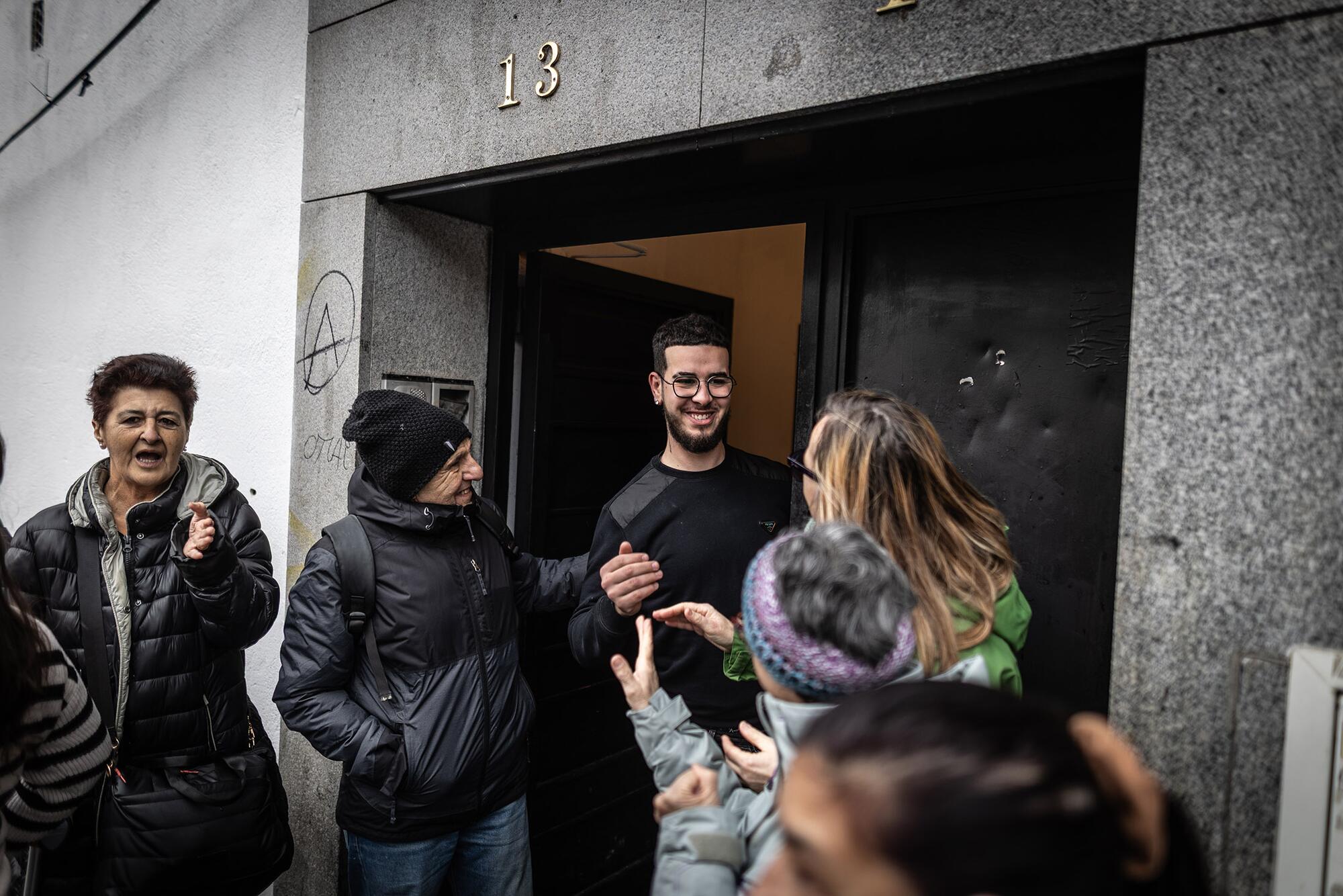 Desahucio parado Villalba calle Real  1