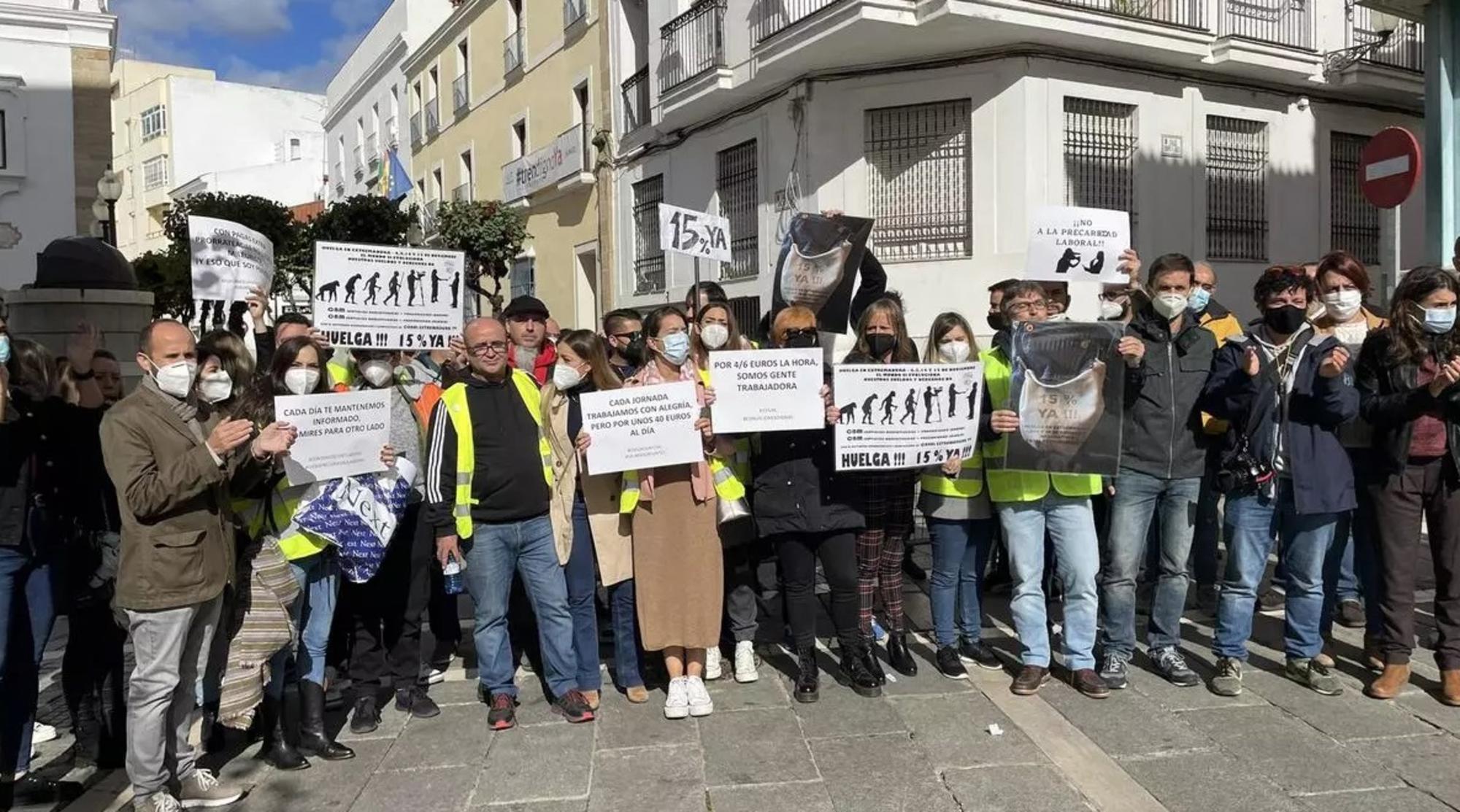 Canal Extremadura protesta