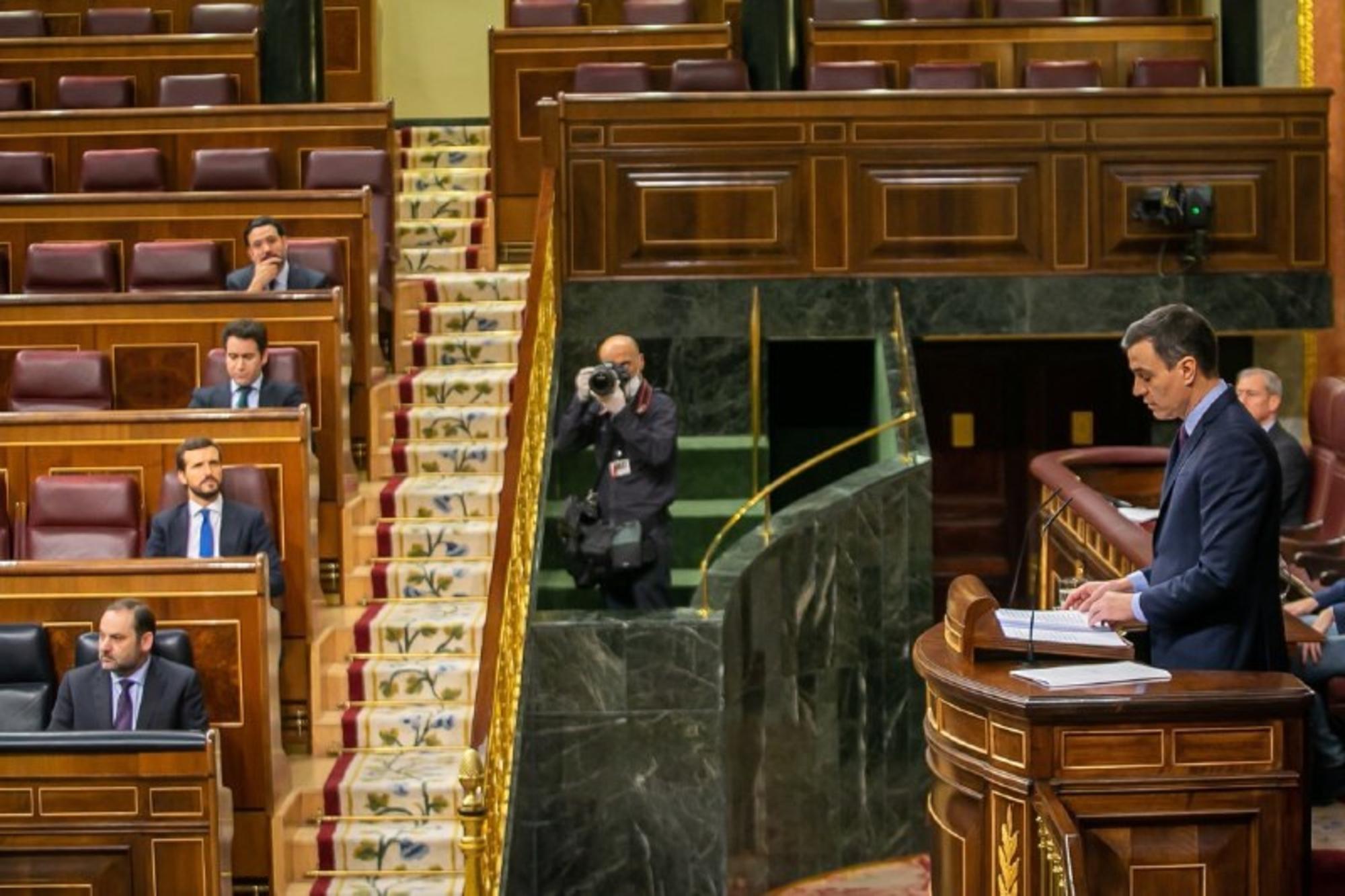 Pedro Sánchez Congreso Covid19 18 Marzo