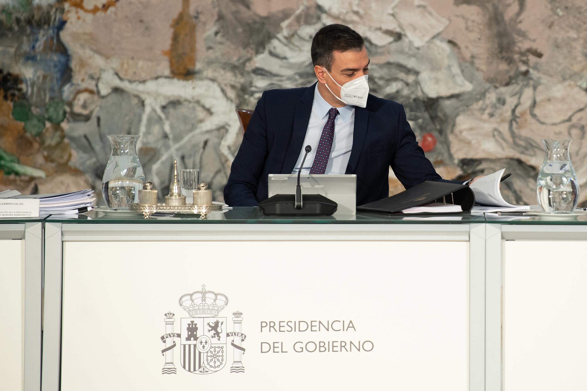 Pedro Sanchez Consejo de Ministros 210413