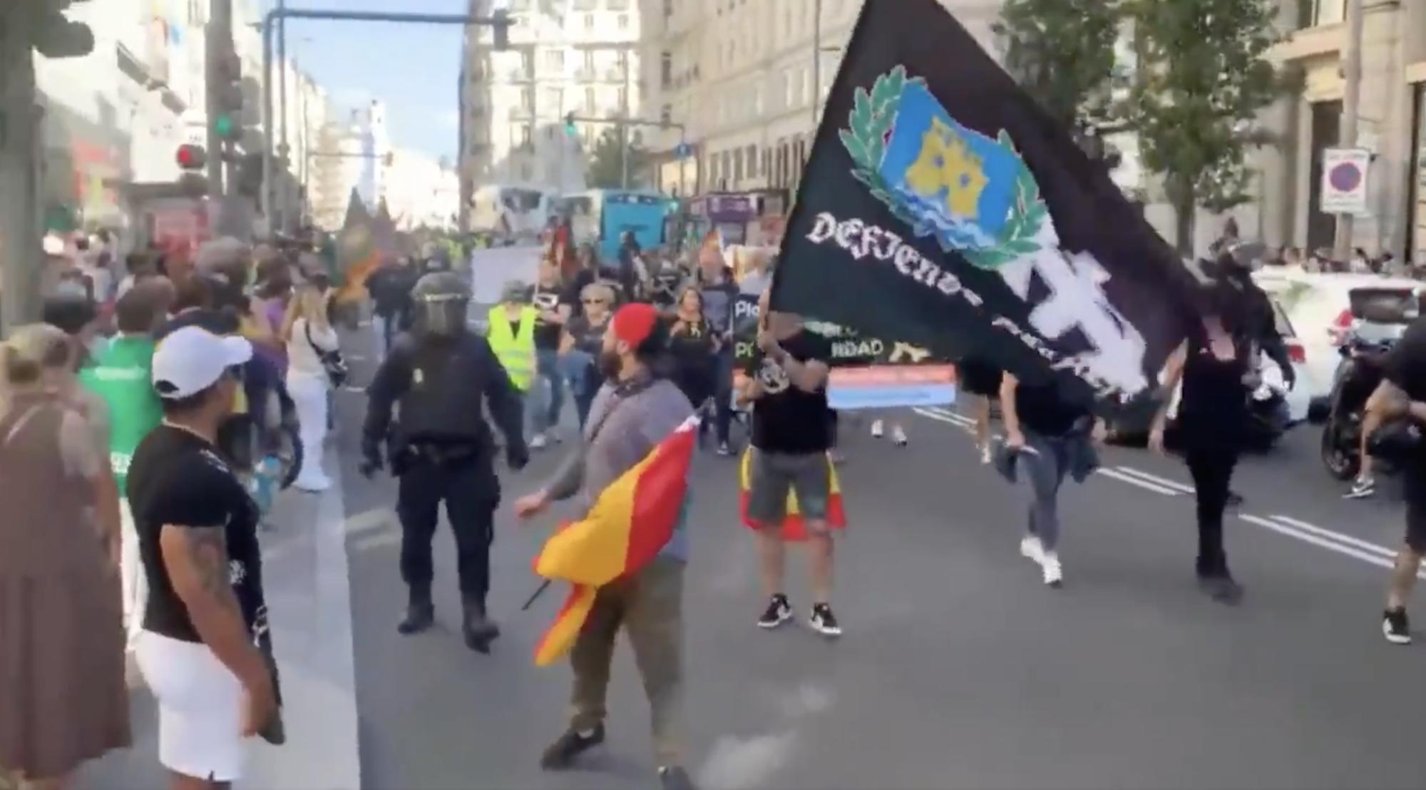 Manifestación Nazi Chueca 18 Septiembre