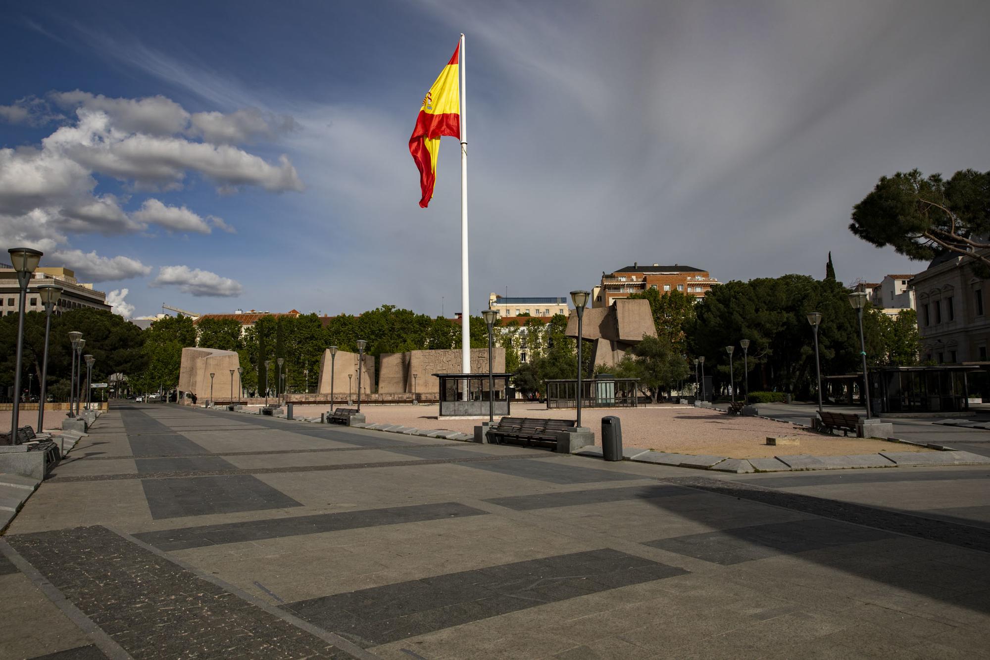 Plaza de Colon confinamiento