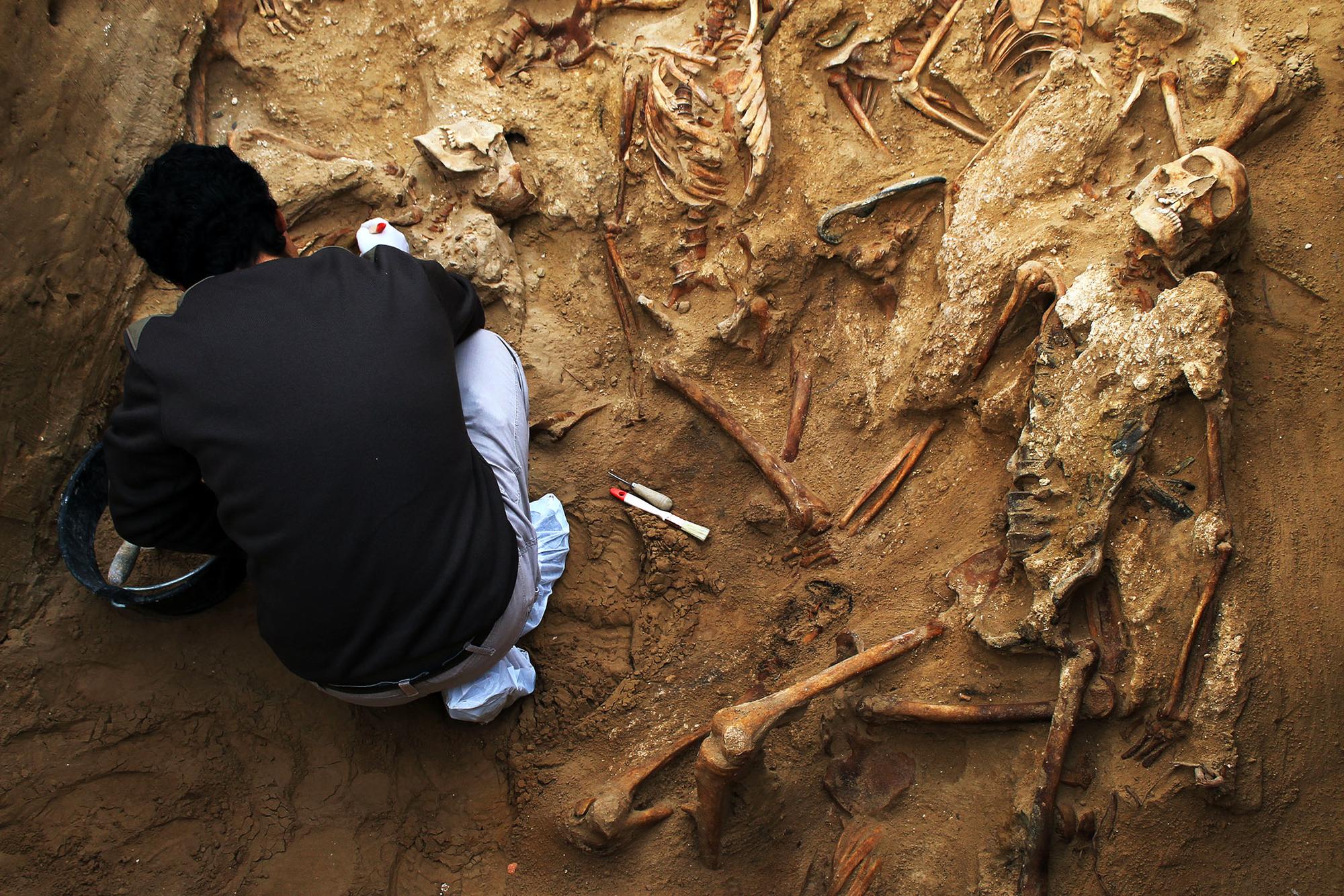 Exhumación en Puerto Real