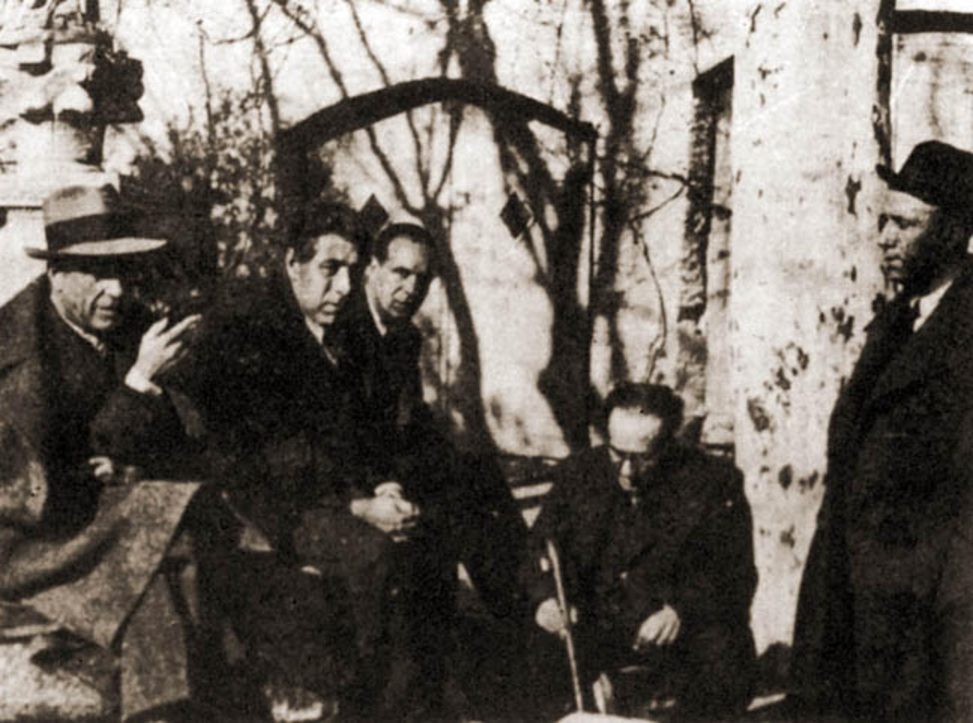 Antonio Machado camino del exilio