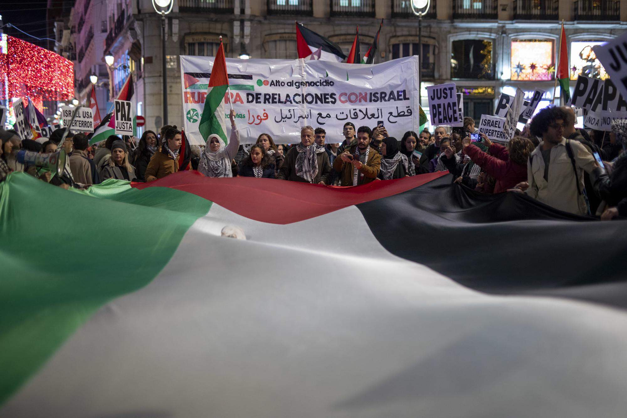 Manifestación Palestina Sol 14
