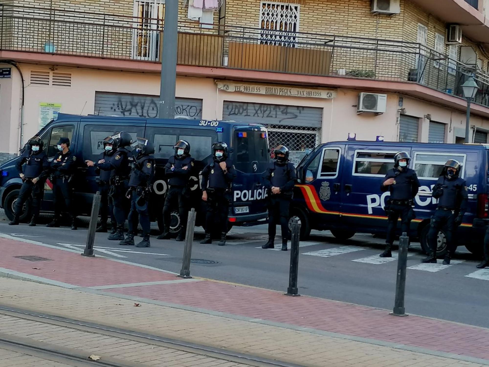 policia benimaclet 12 octubre