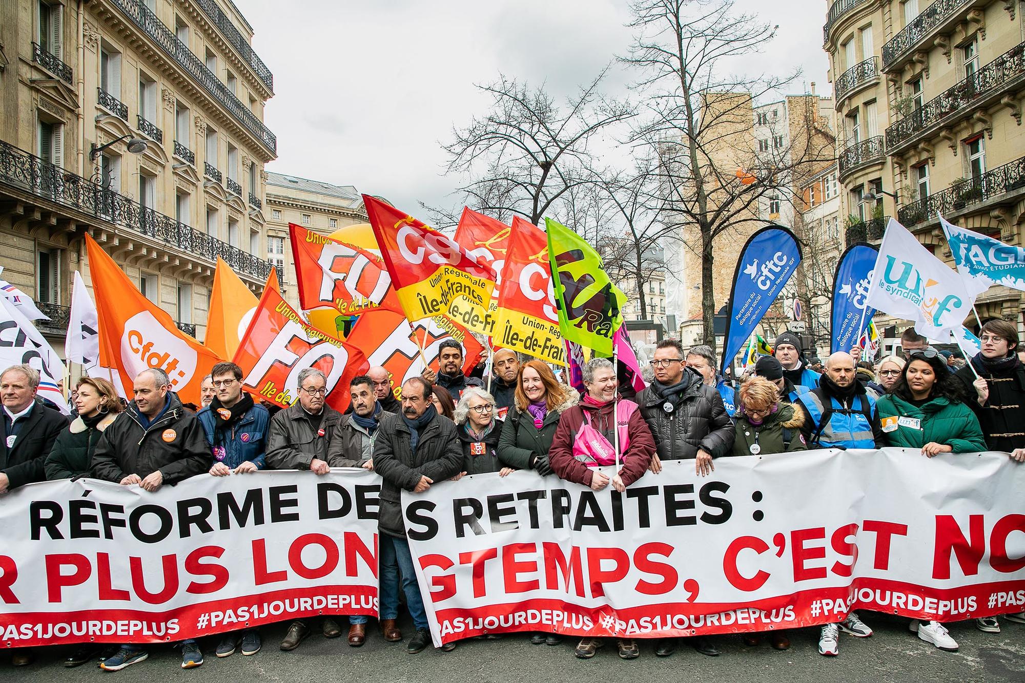 Huelga pensiones Francia Marzo-23