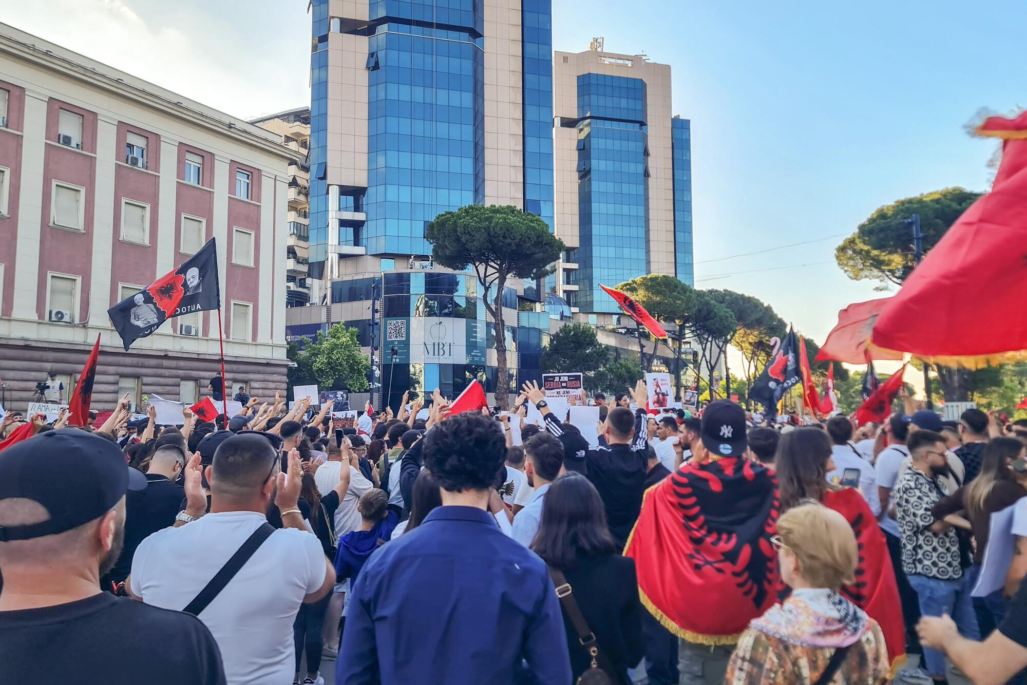 Albania Protest - 1