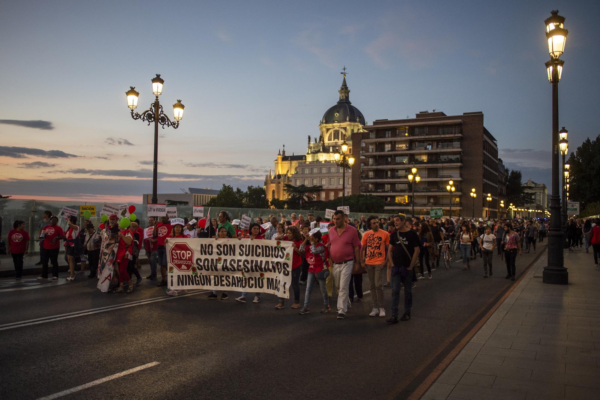 Manifestación de la PAH en Madrid I