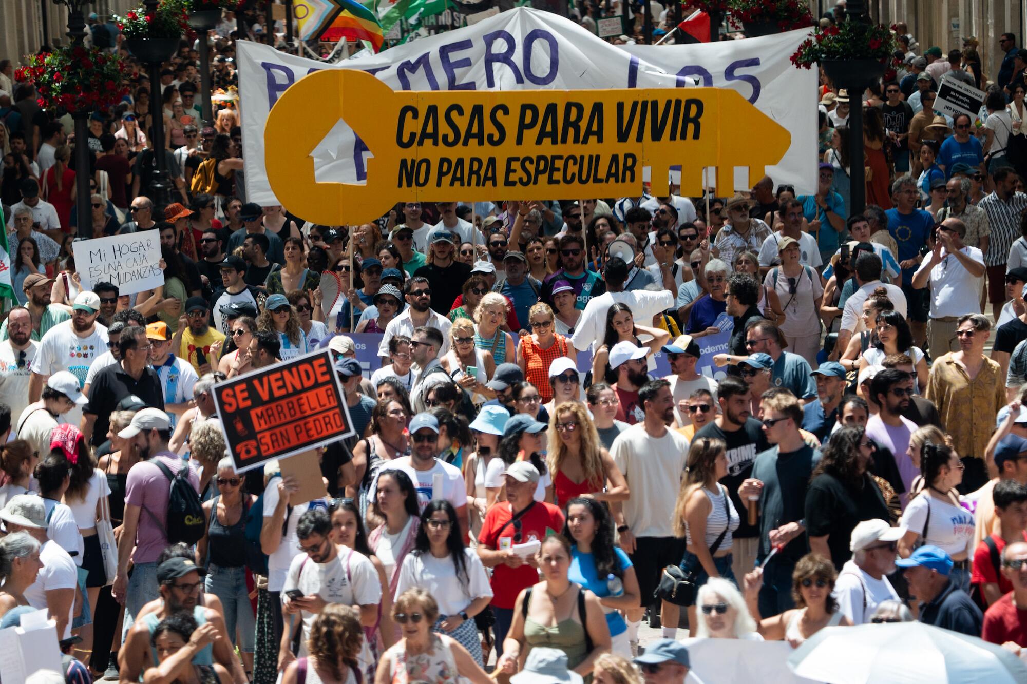 Manifestación Málaga Vivienda 1