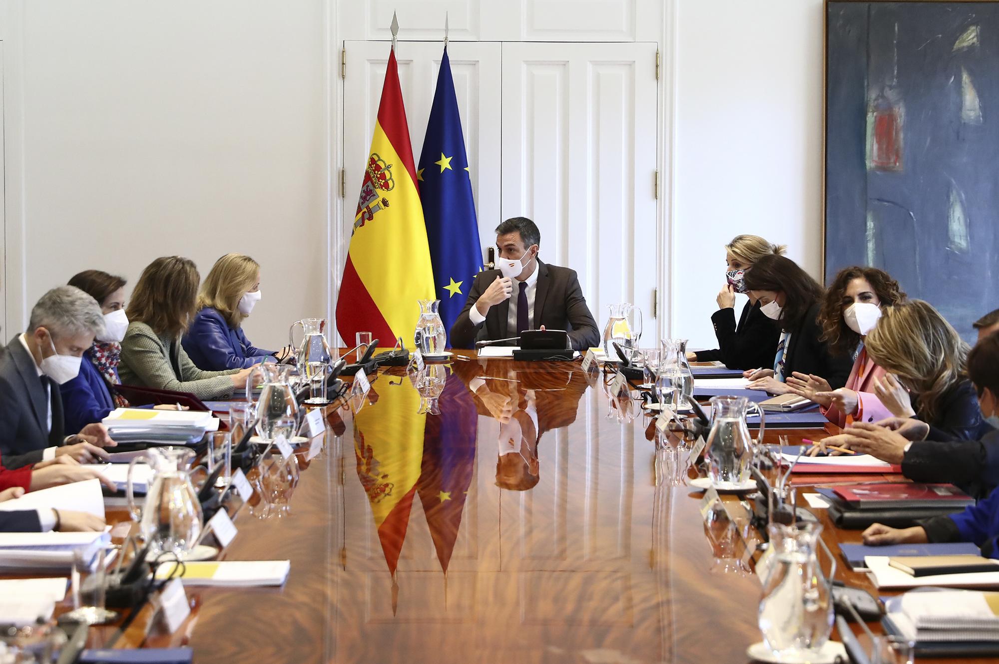Pedro Sánchez Consejo de Seguridad Nacional, en el Complejo de la Moncloa 1