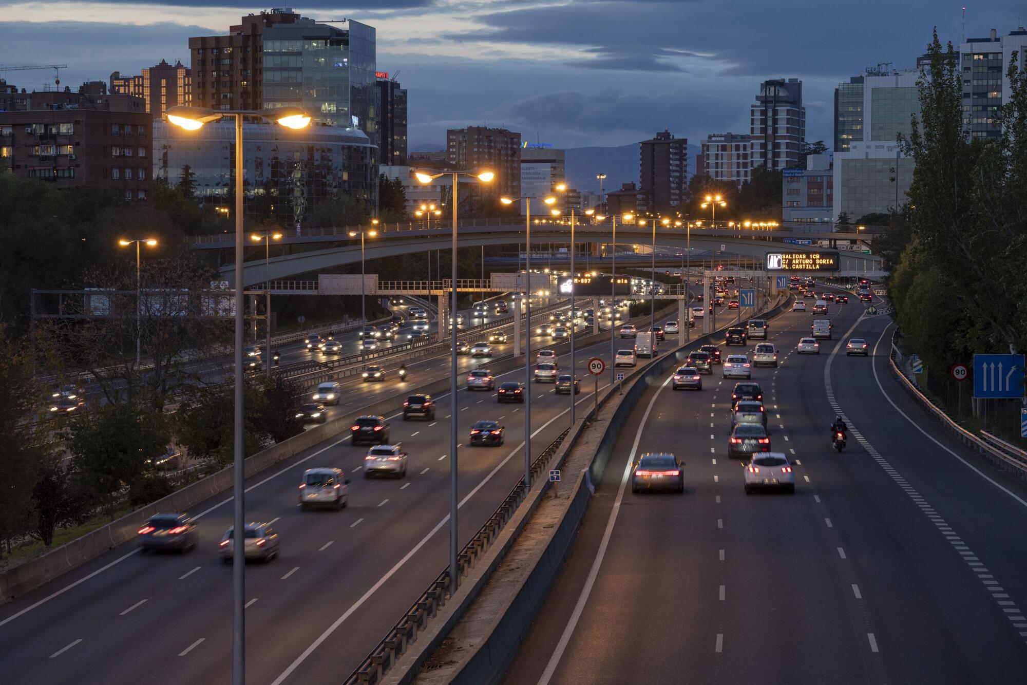 Trafico Madrid M30 5